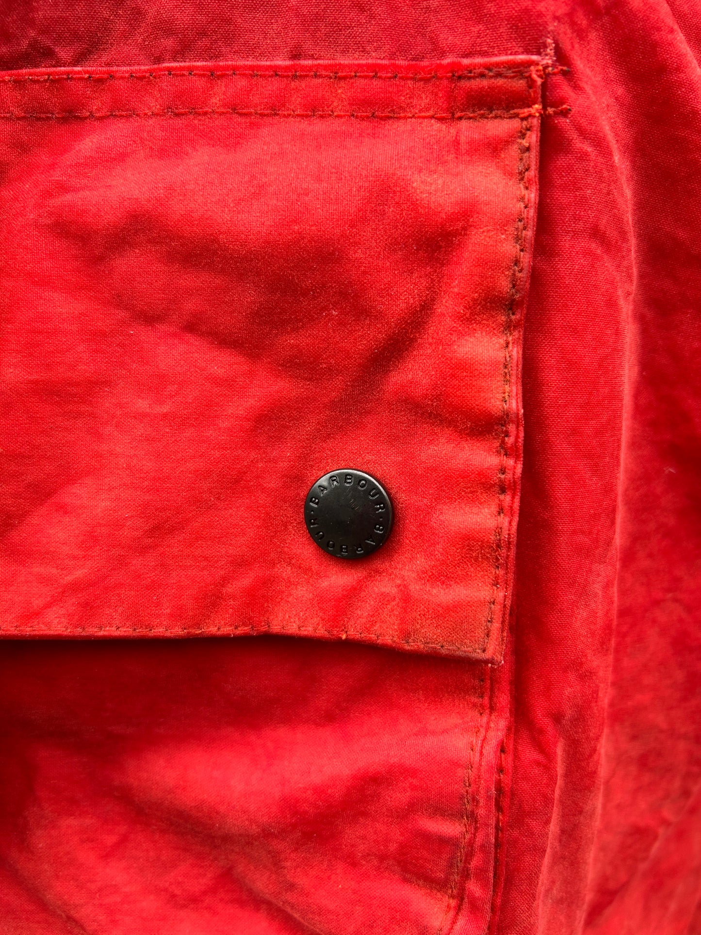 RARO Barbour Longshoreman Custom XL- Rare Vintage Red Longshoreman