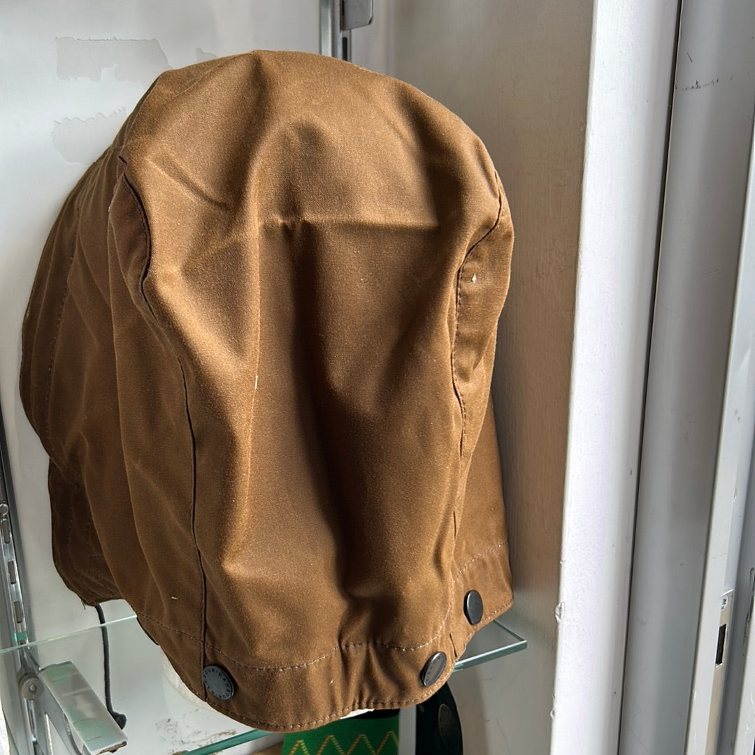 Cappuccio Cammello Barbour cerato Taglia Unica - Camel Waxed Hood