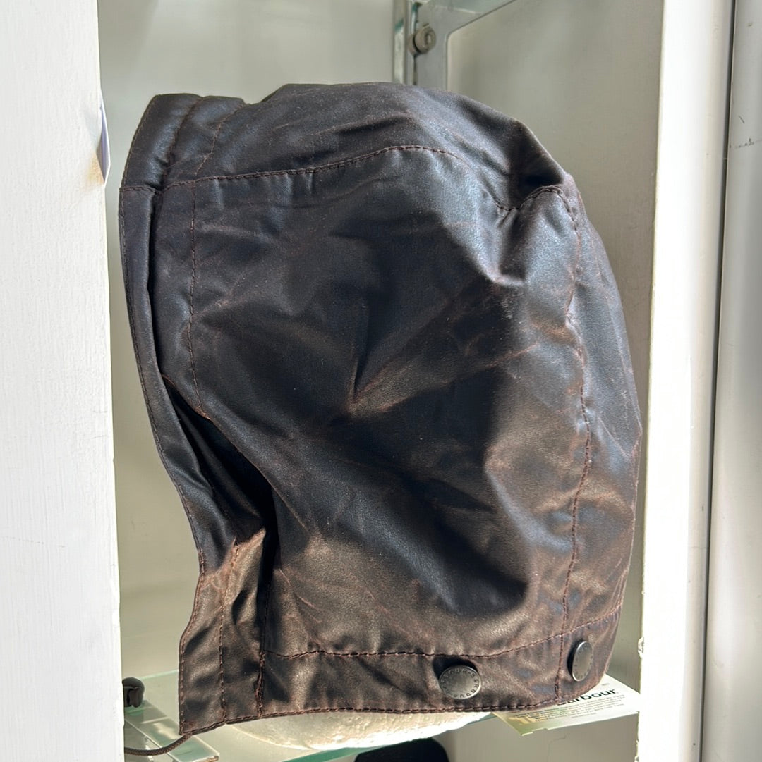 Cappuccio marrone vintage Barbour cerato Taglia Unica - Brown Waxed Hood