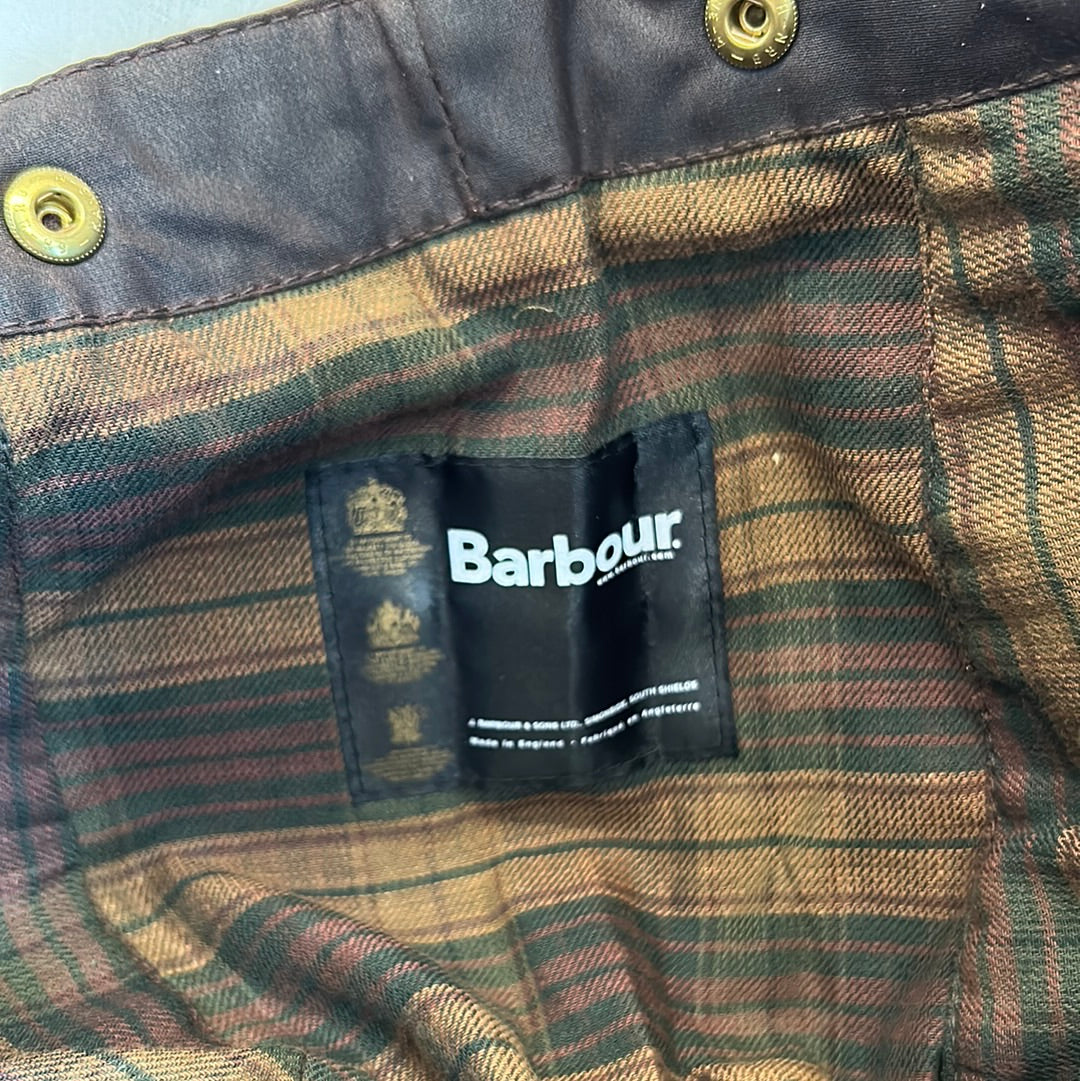 Cappuccio Marrone Barbour cerato Taglia Unica -Brown Waxed Hood