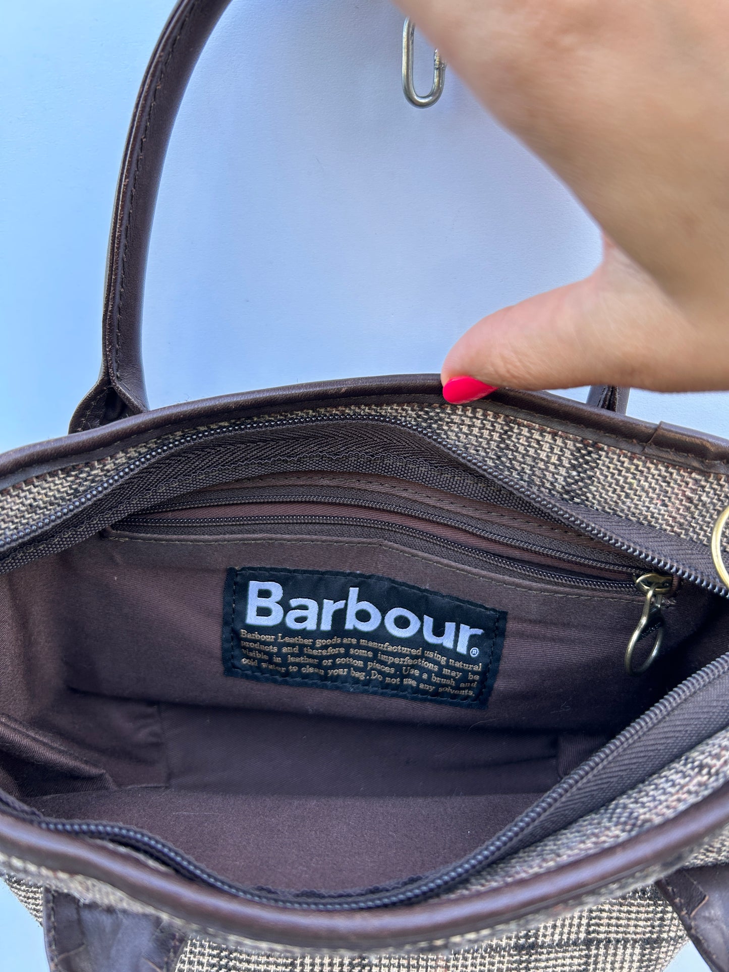Borsa piccola Barbour Winter Tartan - Lady Winter Bag