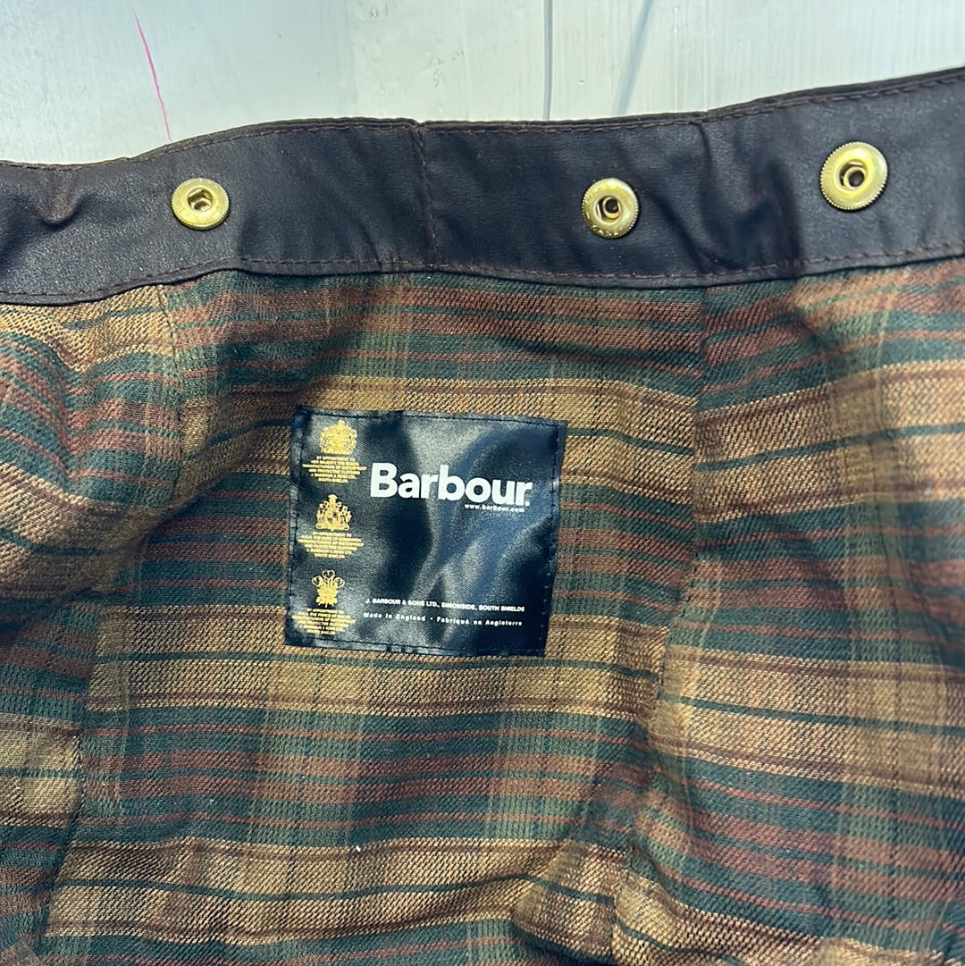 Cappuccio marrone vintage Barbour cerato Taglia Unica - Brown Waxed Hood