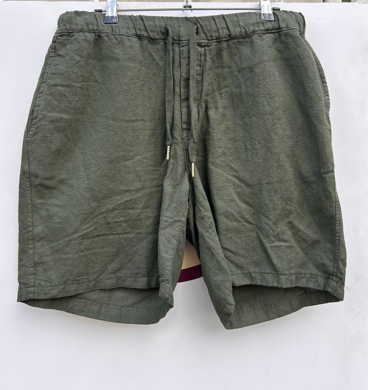 Short in lino verde militare by Seadog 1990