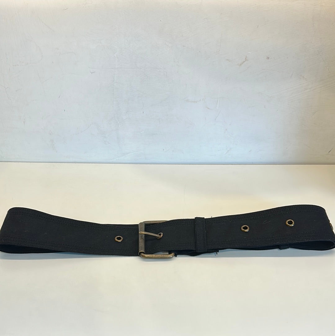 Cintura nera cerata per Barbour da moto - Black wax replacement belt