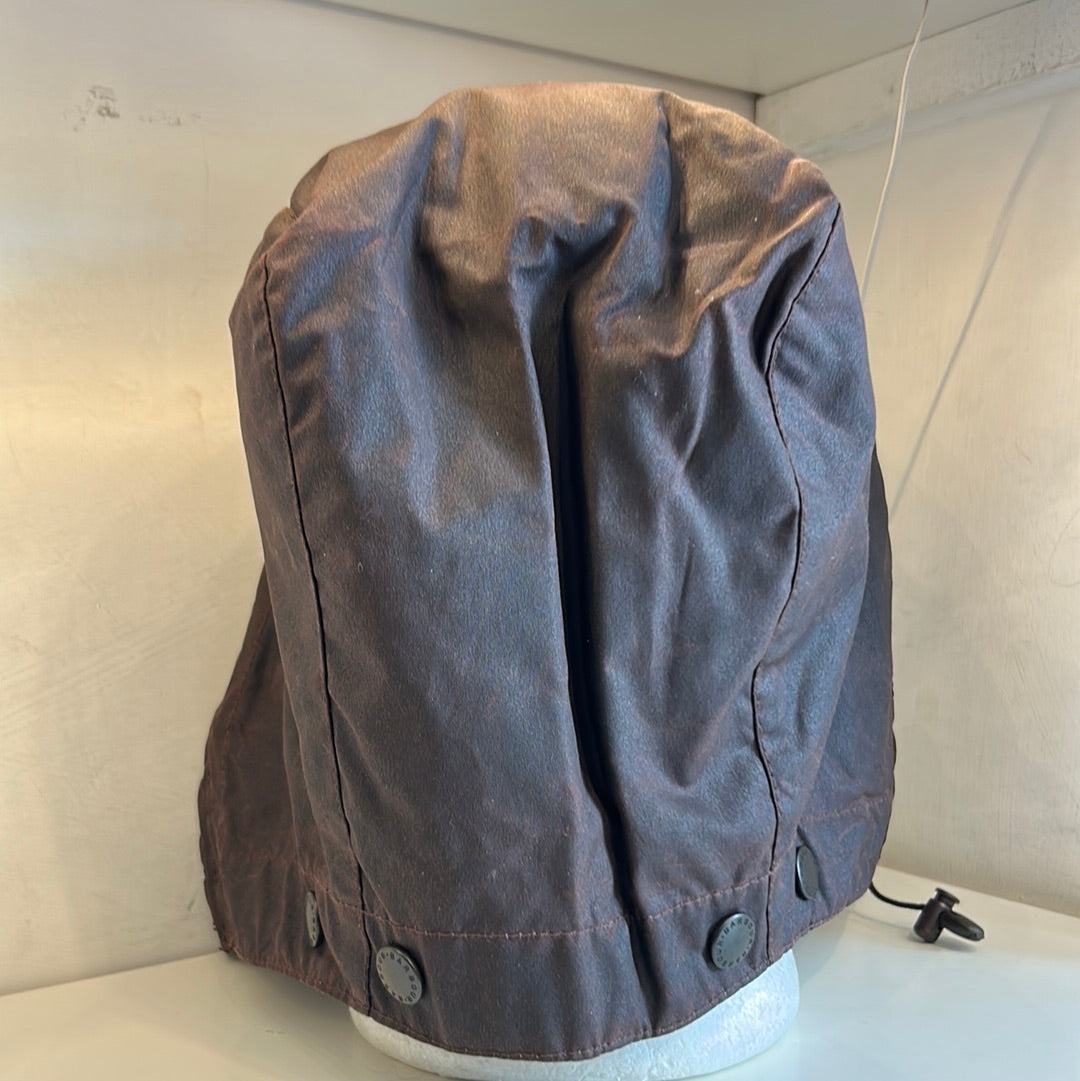 Cappuccio Marrone Barbour cerato Taglia Unica -Brown Waxed Hood