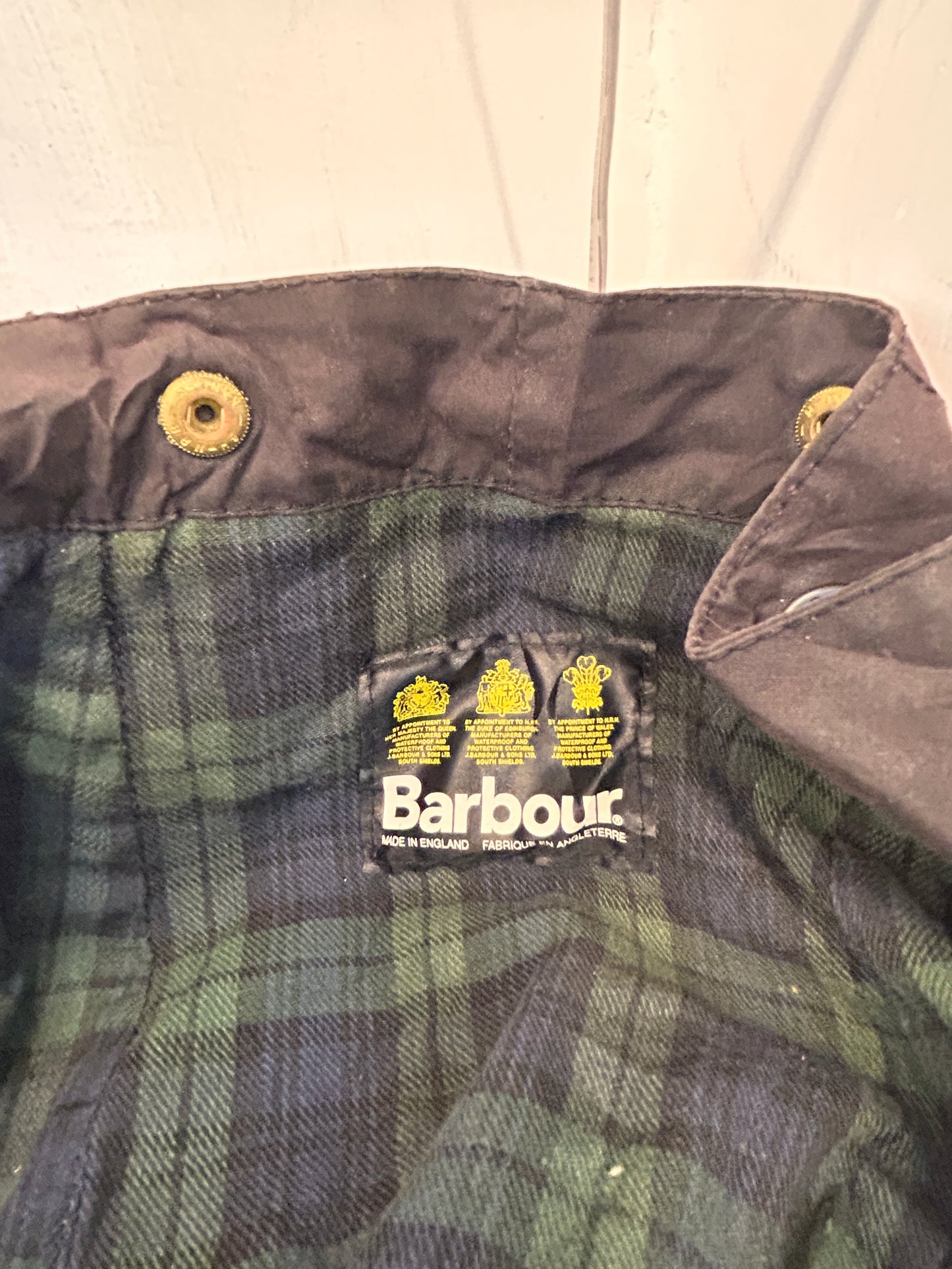 Cappuccio Barbour nero cerato Taglia Unica - Black Waxed Hood