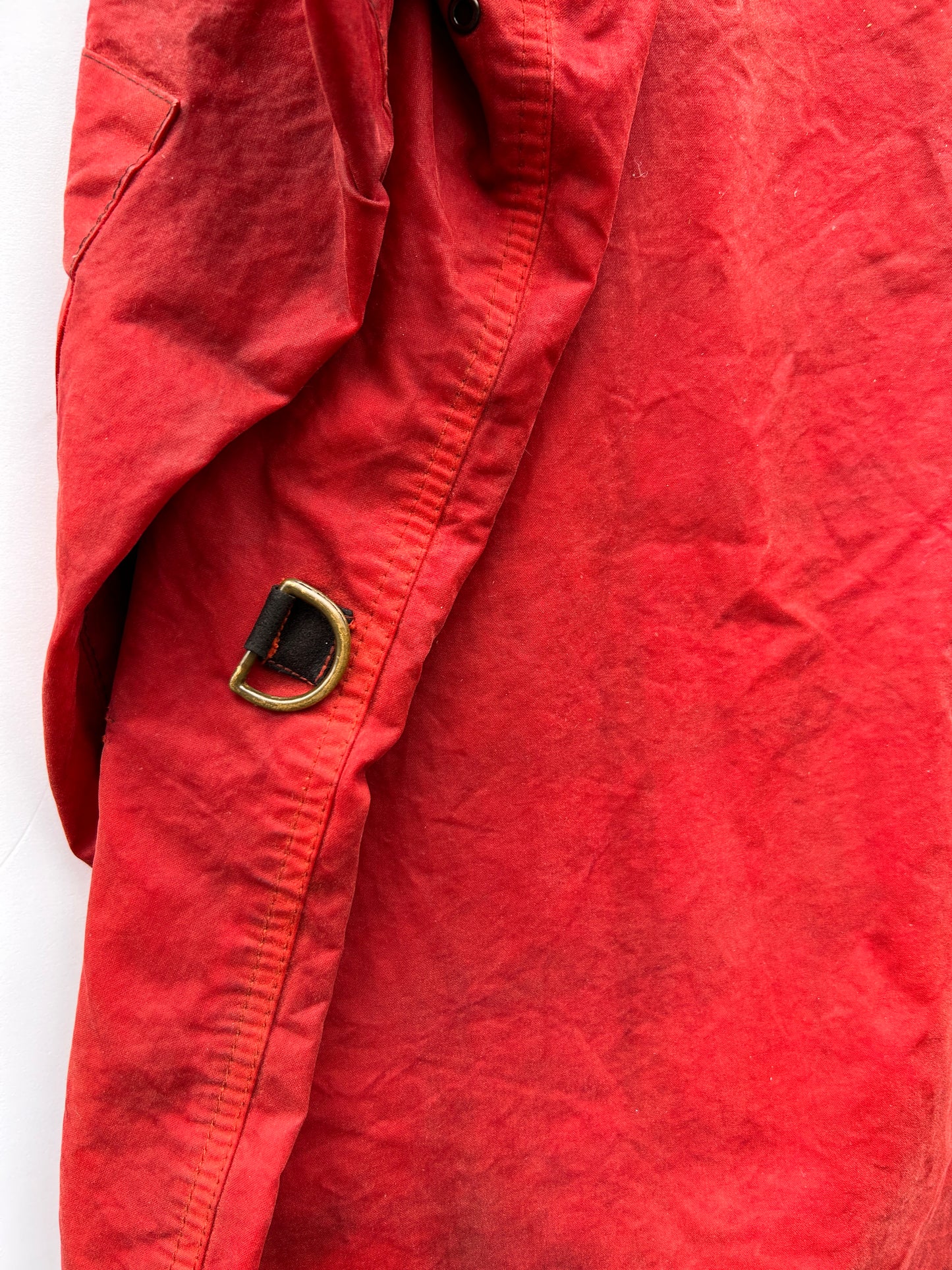 RARO Barbour Longshoreman Custom XL- Rare Vintage Red Longshoreman