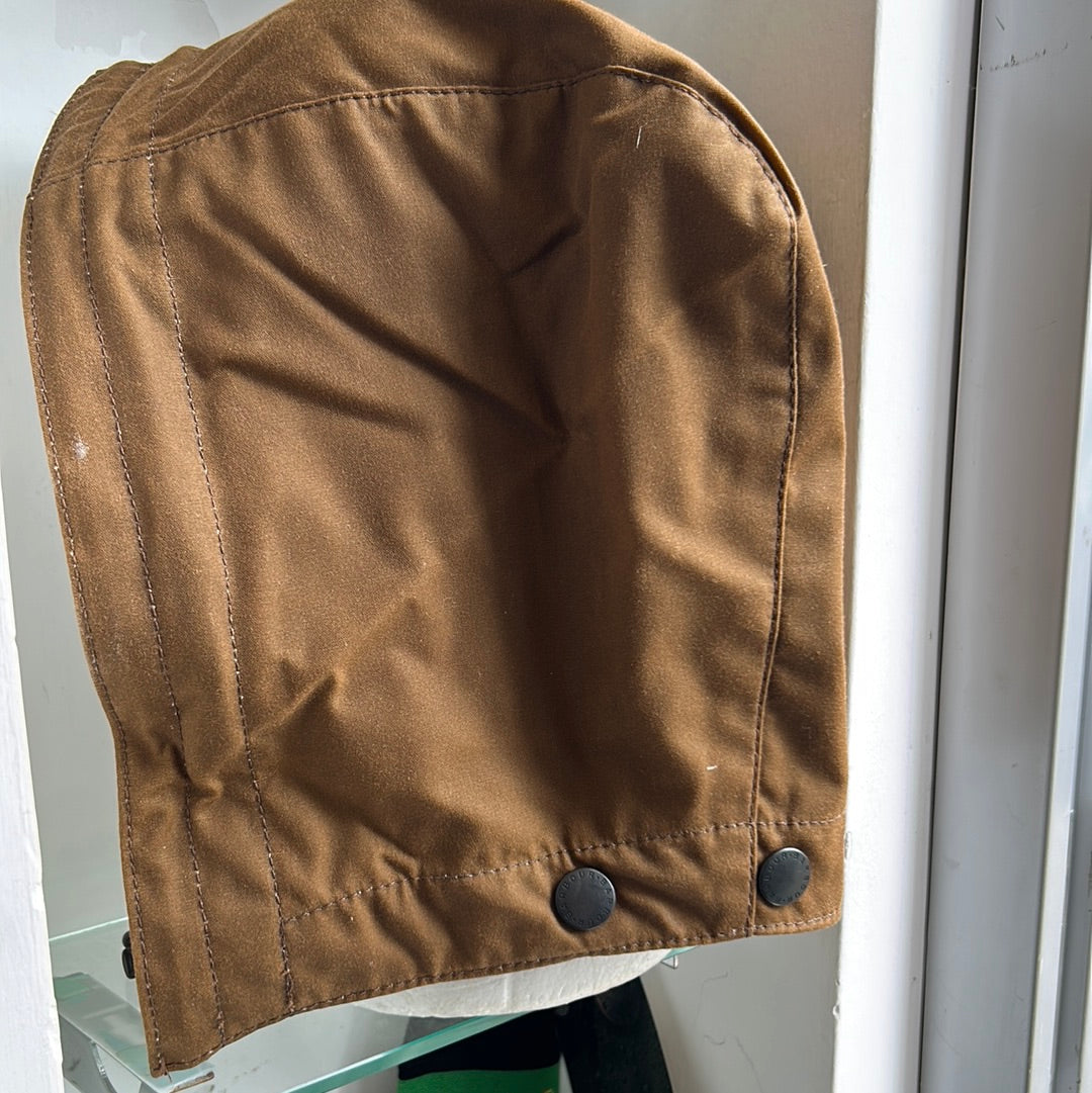 Cappuccio Cammello Barbour cerato Taglia Unica - Camel Waxed Hood