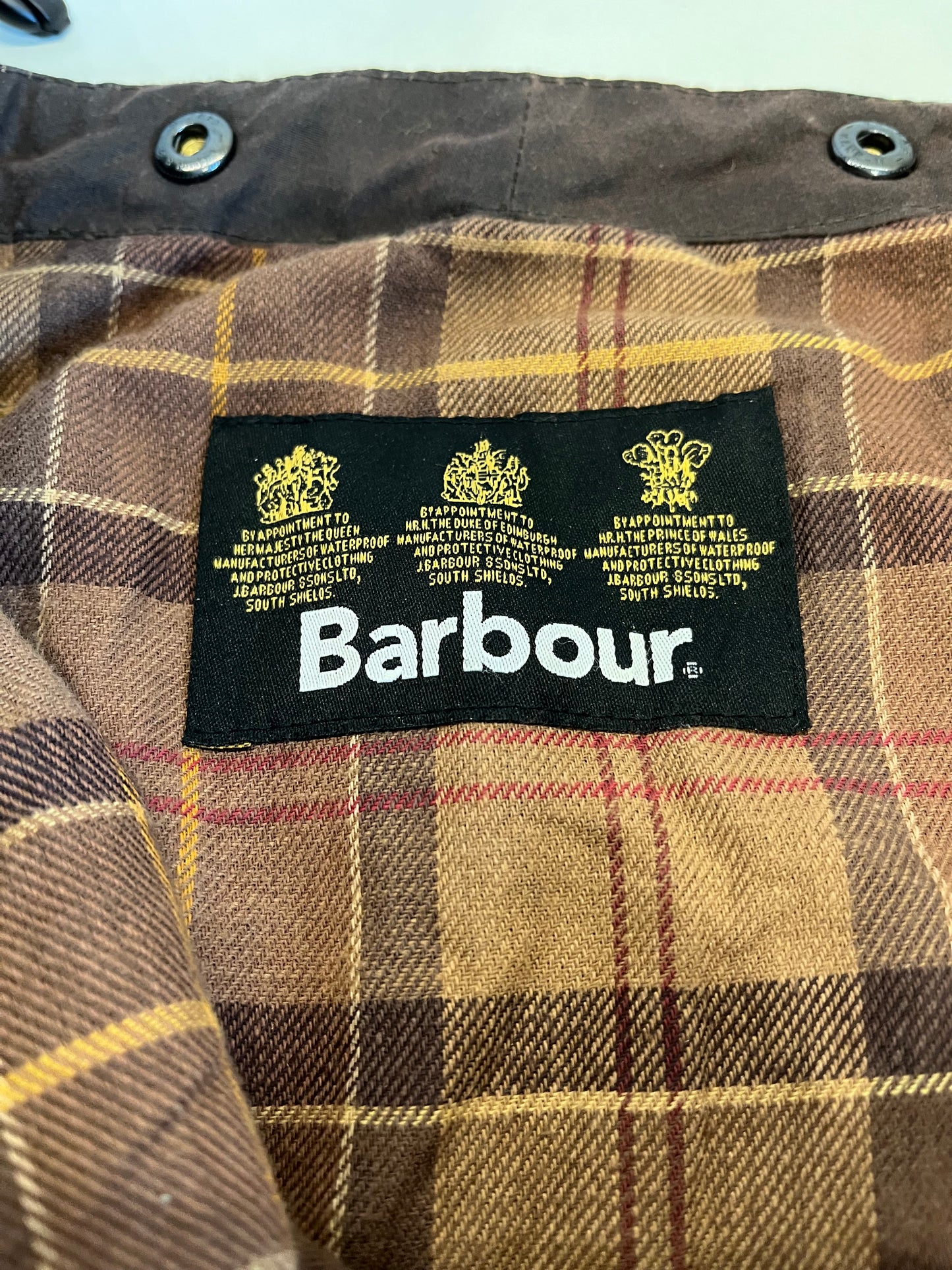 Cappuccio Barbour Marrone cerato Taglia Unica Brown Waxed Hood