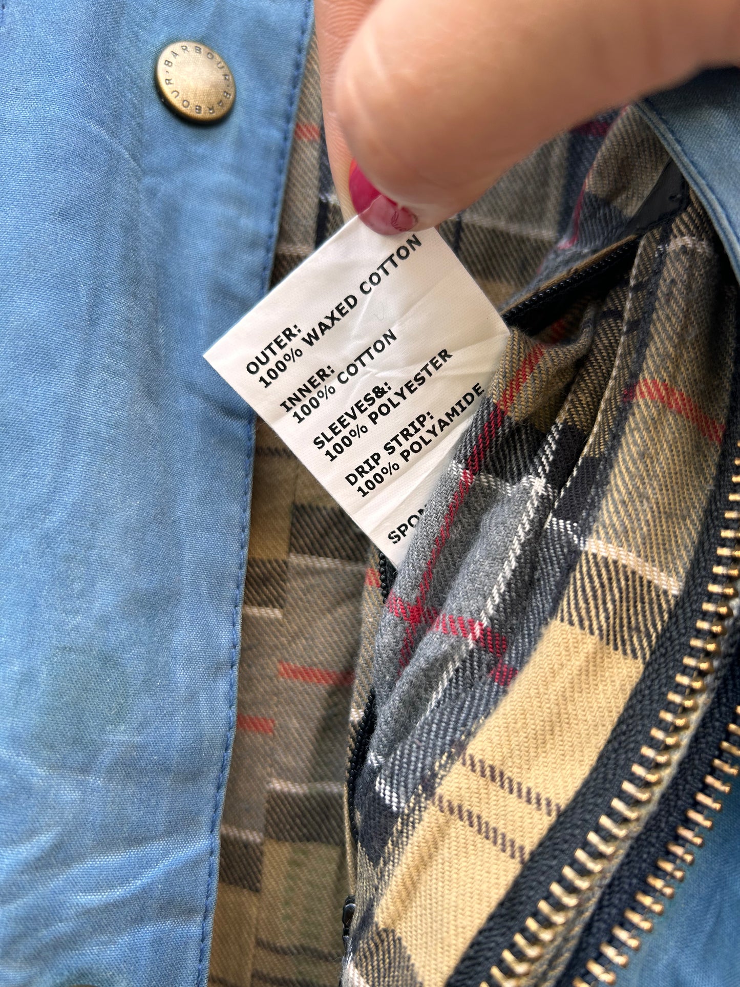 Giacca Barbour donna Beadnell blu UK14 -Classic Blue Beadnell