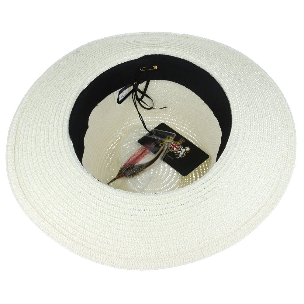 Cappello Fedora Unisex inglese estivo di paglia - Summer English Paper Straw Fedora Hat