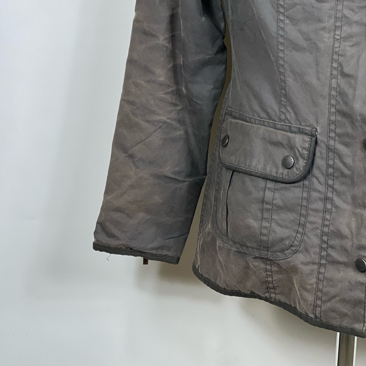 Giacca Barbour corta donna Utility Nera UK10 Black short Lady Utility jacket Small tg.40
