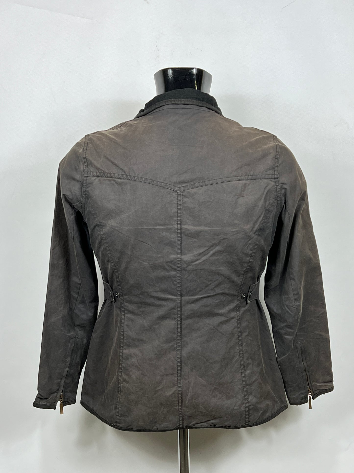 Giacca Barbour corta donna Utility Nera UK10 Black short Lady Utility jacket Small tg.40