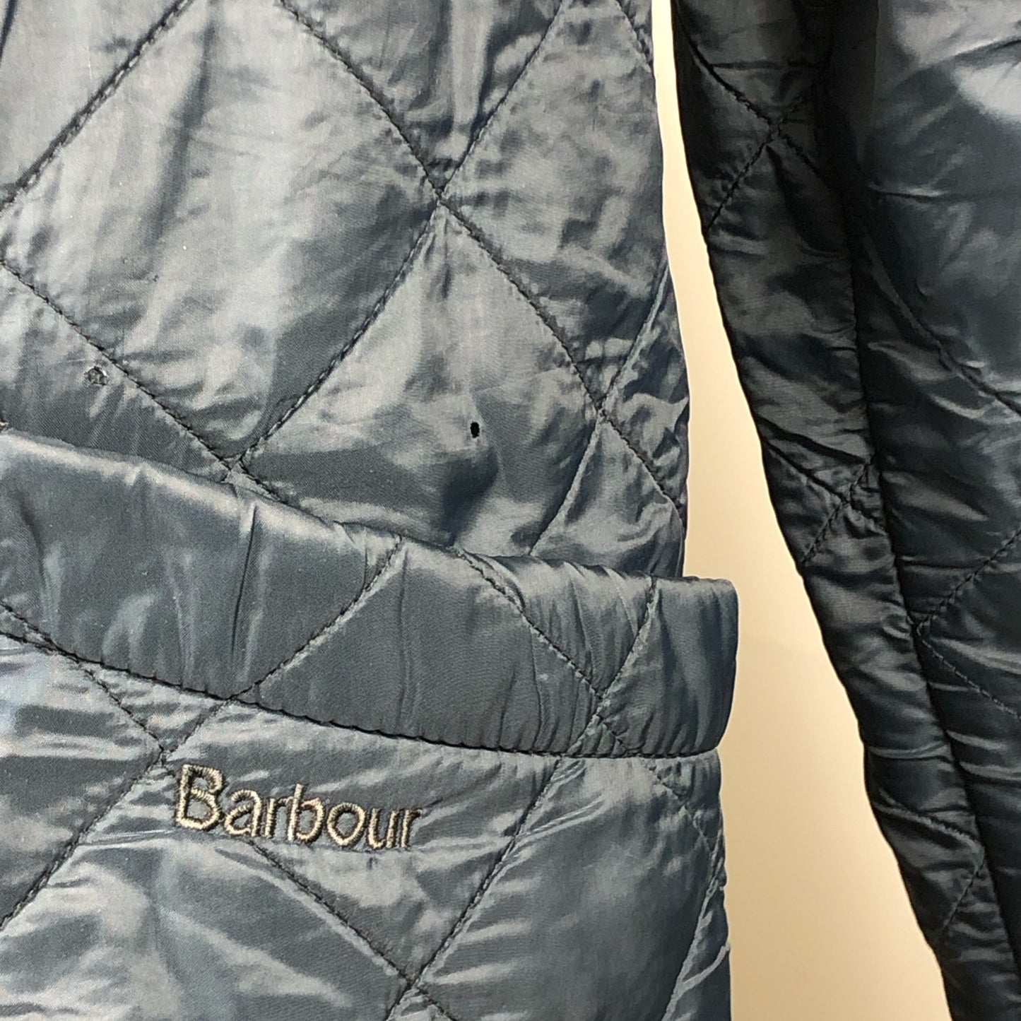 Giacca a vento trapuntata Barbour Blu Medium - Quilted Duracotton Navy Jacket Size M