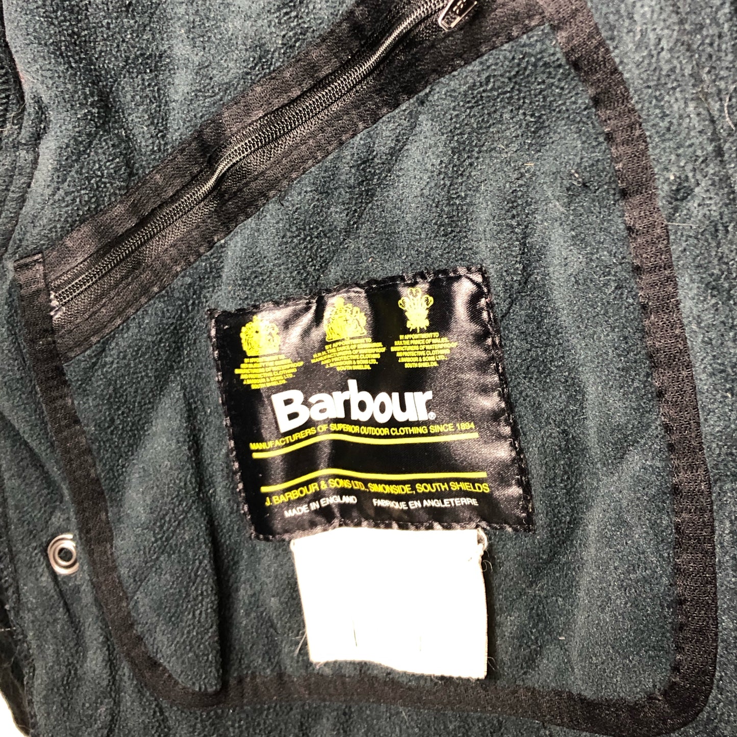 Giacca a vento trapuntata Barbour Blu Medium - Quilted Duracotton Navy Jacket Size M