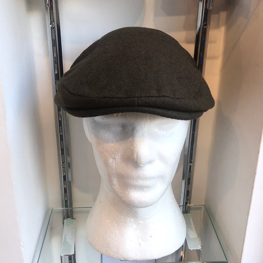Coppola nuova inglese verde in lana - English New dark green Flat Cap