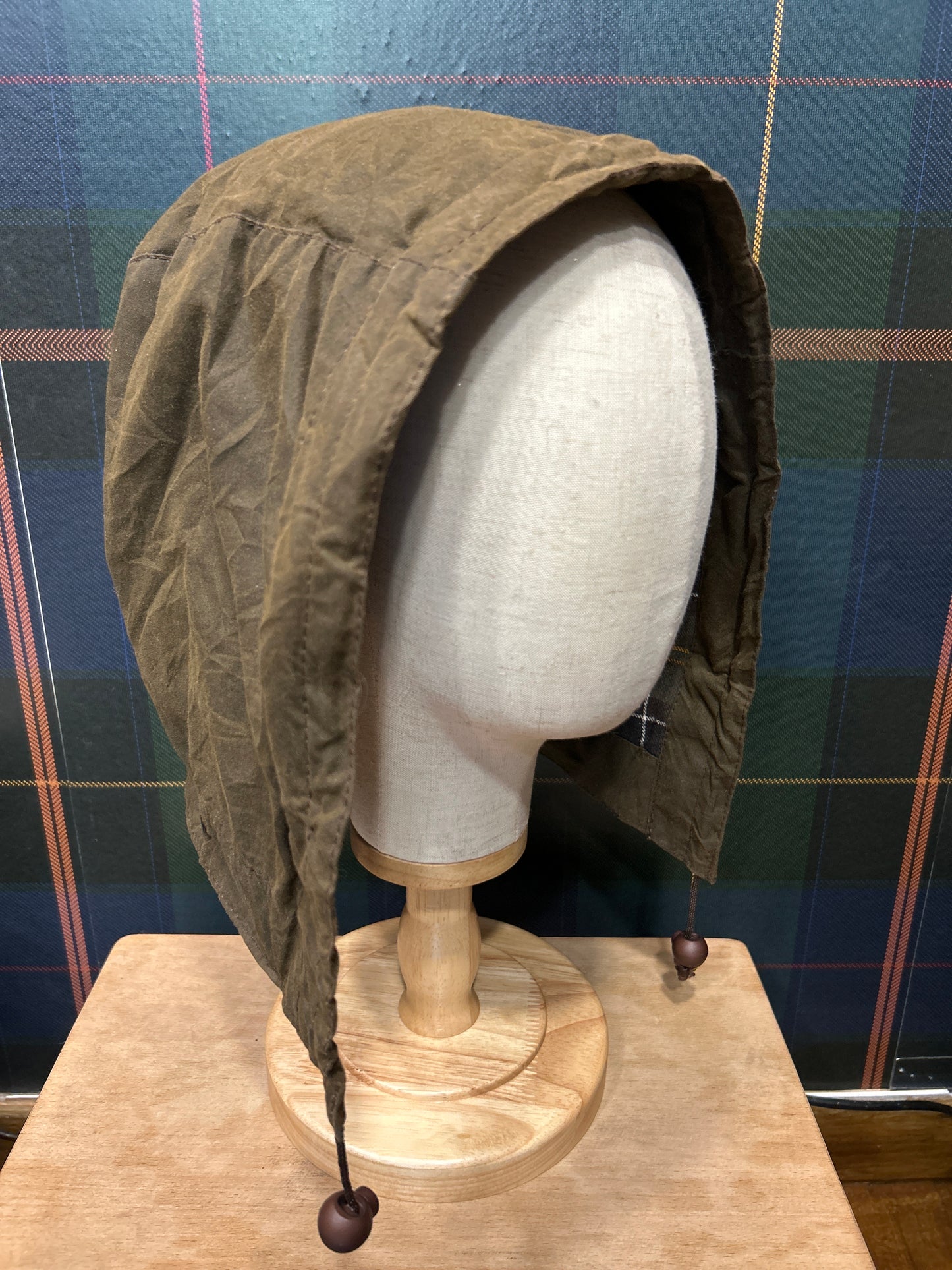 Cappuccio Barbour verde oliva A860 - Waxed Olive Hood A860