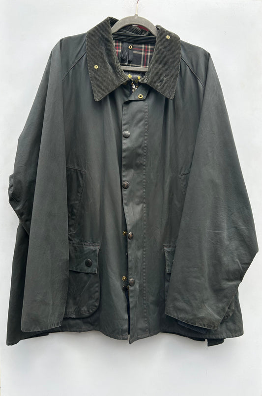 Barbour Giacca Bedale Blu Vintage C52/132 CM XXXL Navy Waxed Bedale Jacket