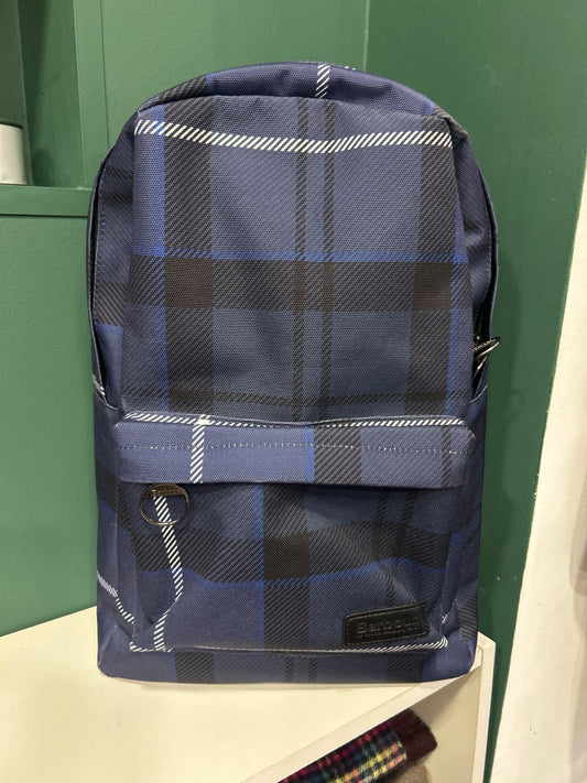 Zaino Barbour blu in tela Navy Barbour backpack