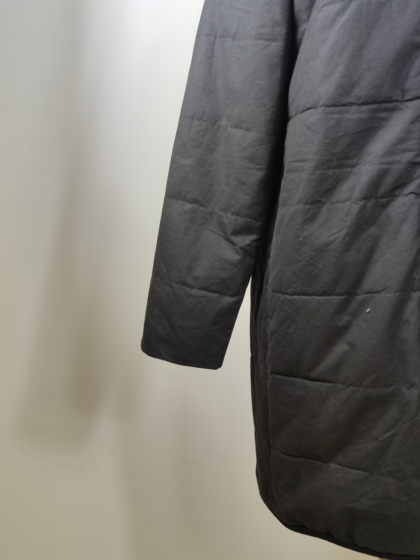 Giacca Barbour Nera imbottita da donna UK10 small - Lady winter Black wax coat size UK10