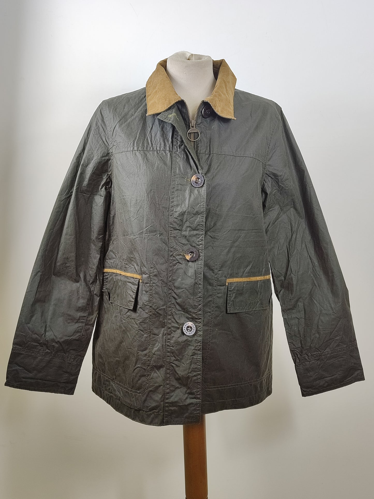 Giacca Barbour donna verde Christie UK10 Small Green Lady Wax Christie jacket Small tg.40