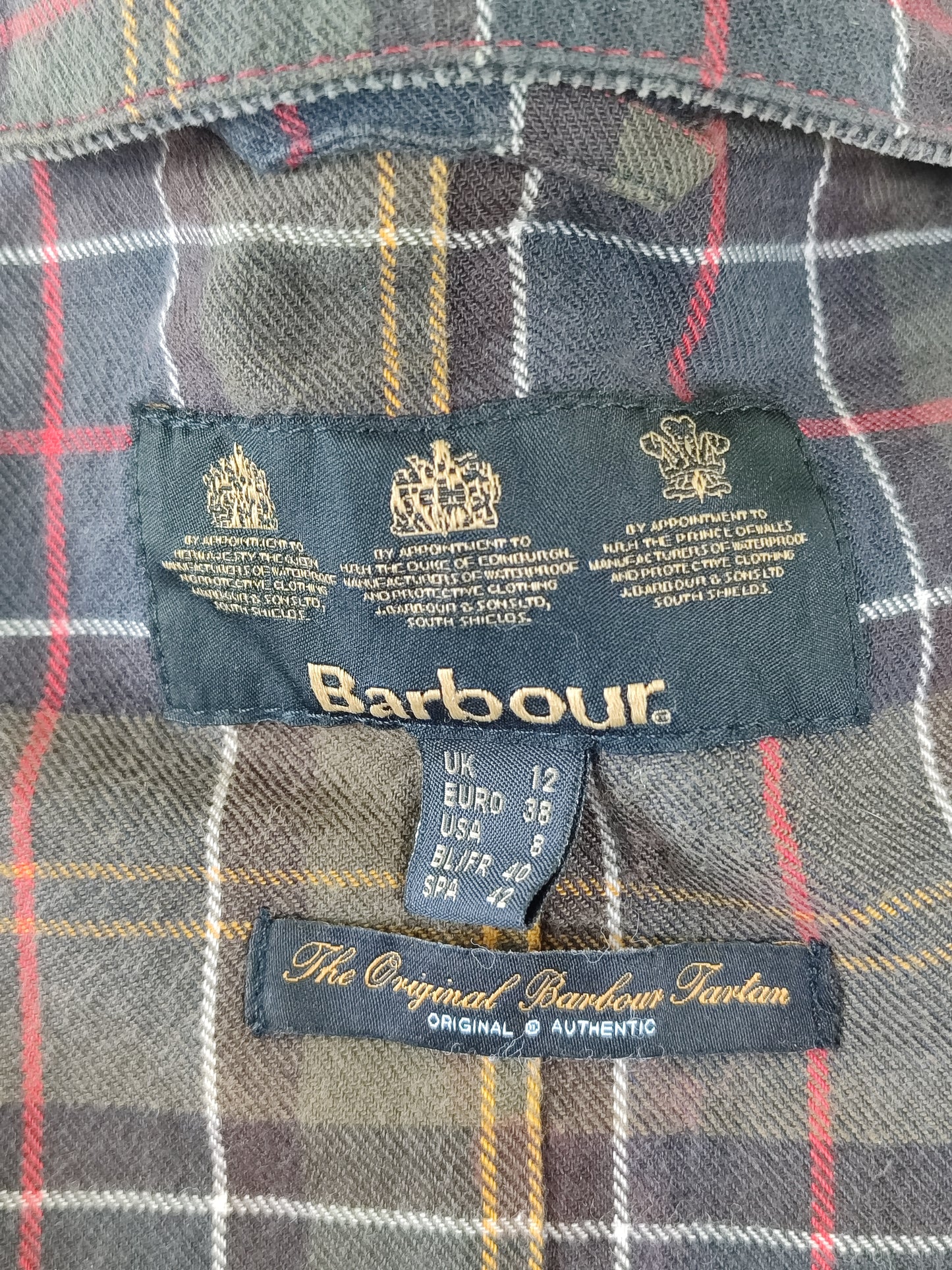 Giacca Barbour donna rosso Vintage Beadnell Uk 12 Medium-Lady Red Vintage Beadnell M