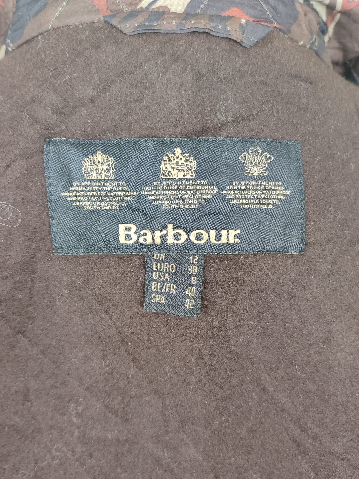 Barbour da donna beige con cappuccio UK12 Medium- Lady Retail marsworth Beige Size 12