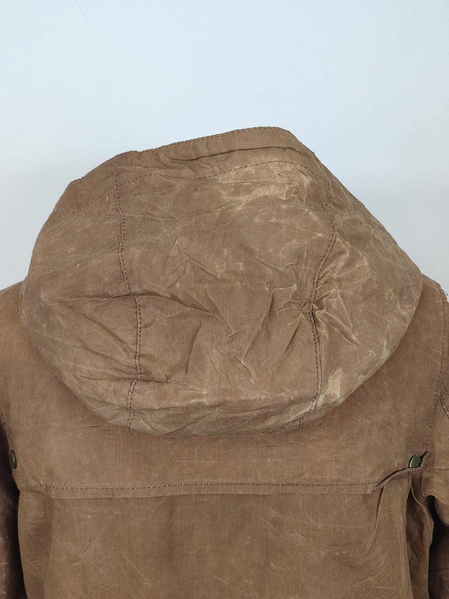 Barbour da donna beige con cappuccio UK12 Medium- Lady Retail marsworth Beige Size 12