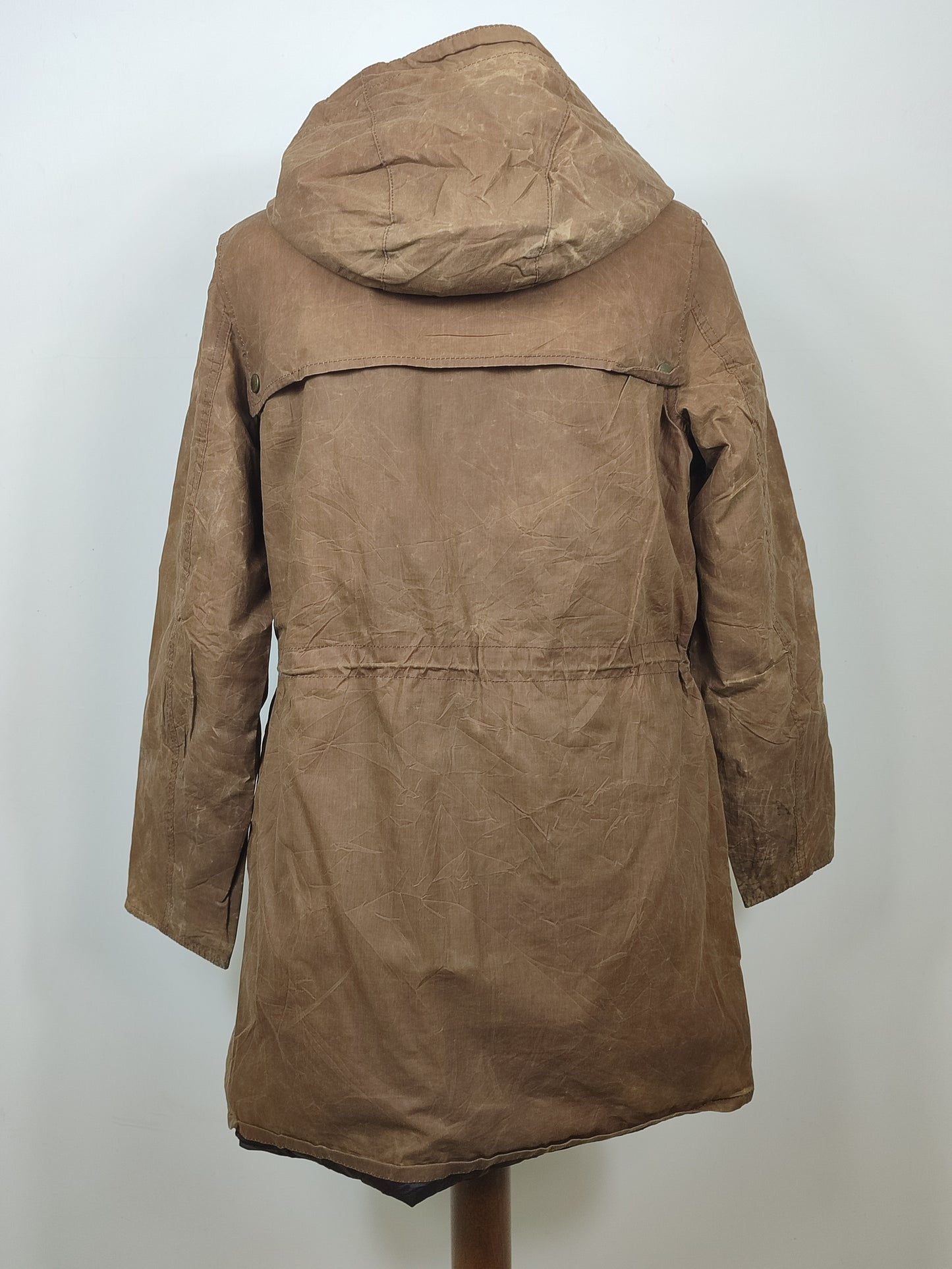 Barbour da donna beige con cappuccio UK12 Medium- Lady Retail marsworth Beige Size 12
