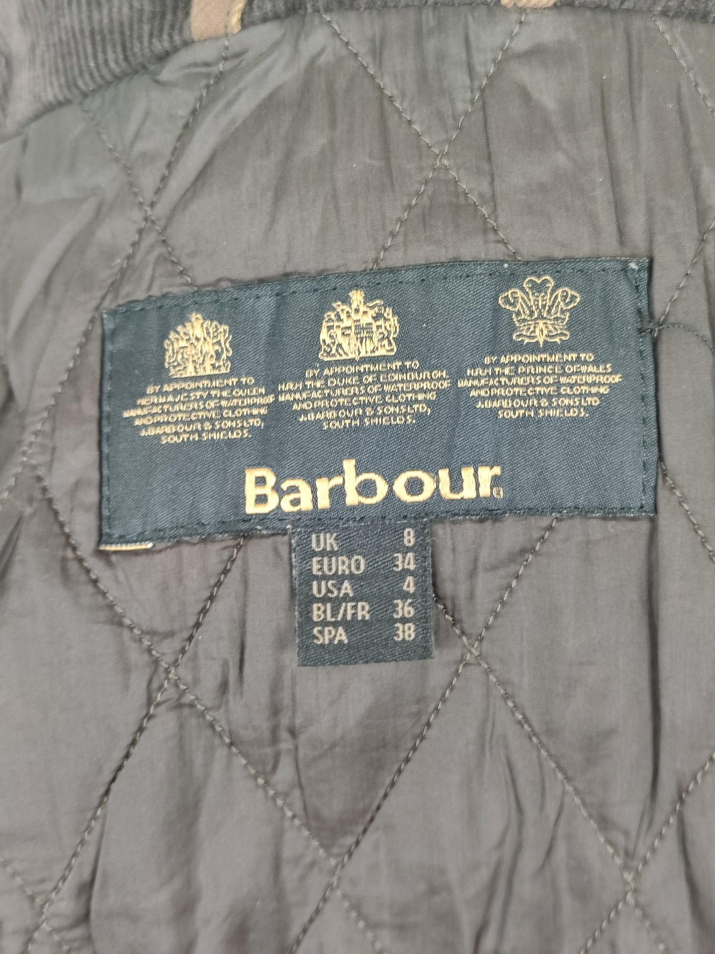 Giacca Barbour donna marrone Rebel UK8 XSmall Brown Lady Wax Rebel jacket XSmall tg.38