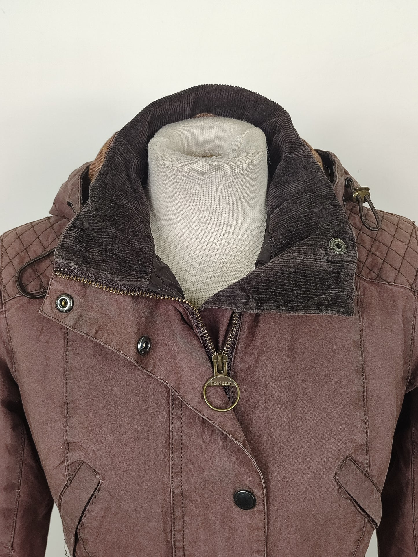 Giacca Barbour donna marrone Rebel UK8 XSmall Brown Lady Wax Rebel jacket XSmall tg.38