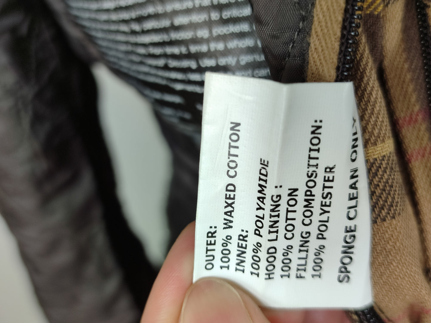 Giacca Barbour da donna con cintura marrone tg.44 Uk14-Wax Brown Lady Rebel Jacket Uk14