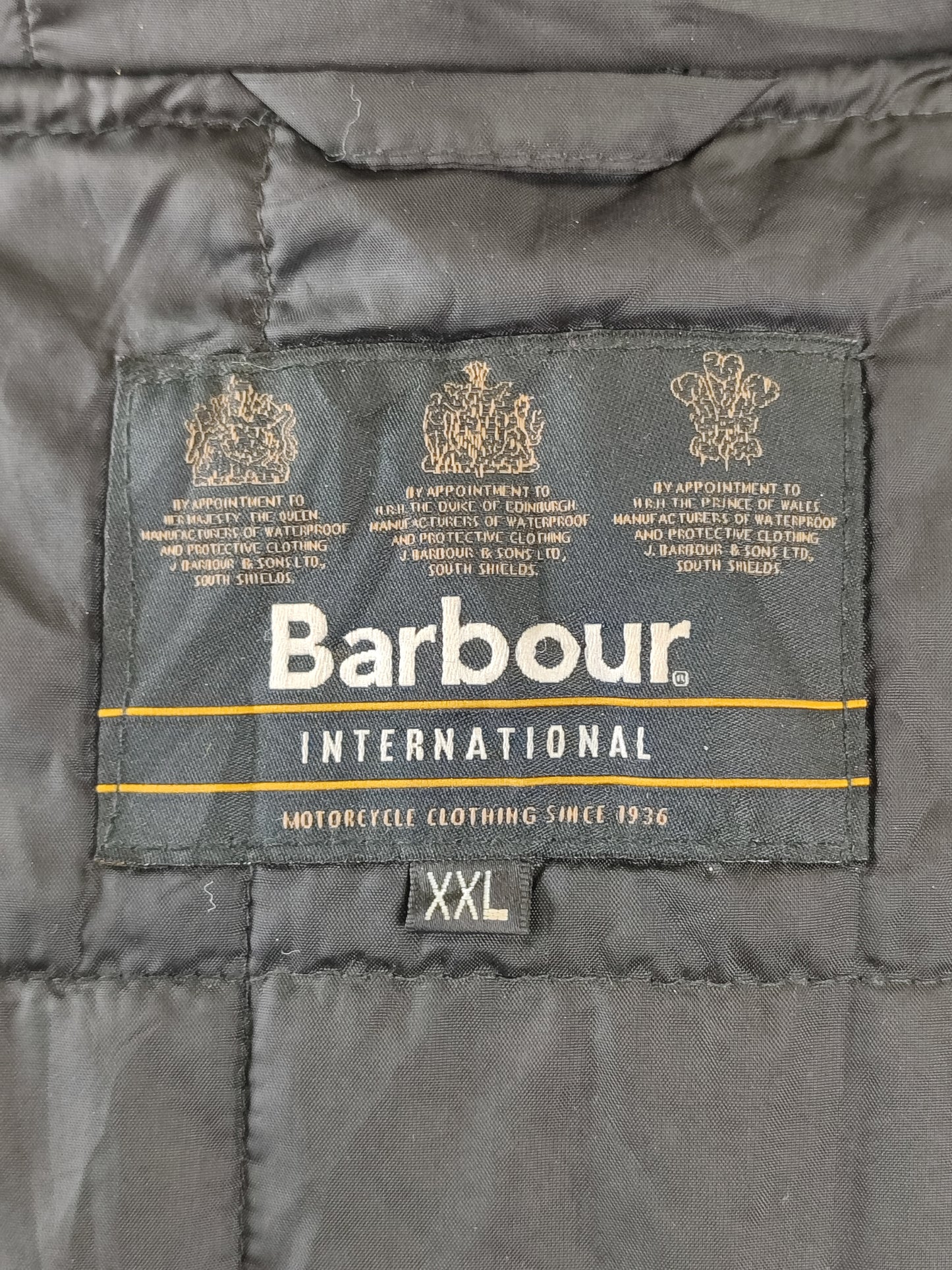 Giacca Barbour International Bambino/a nero XXL-Delta black wax kid Jacket size XXL