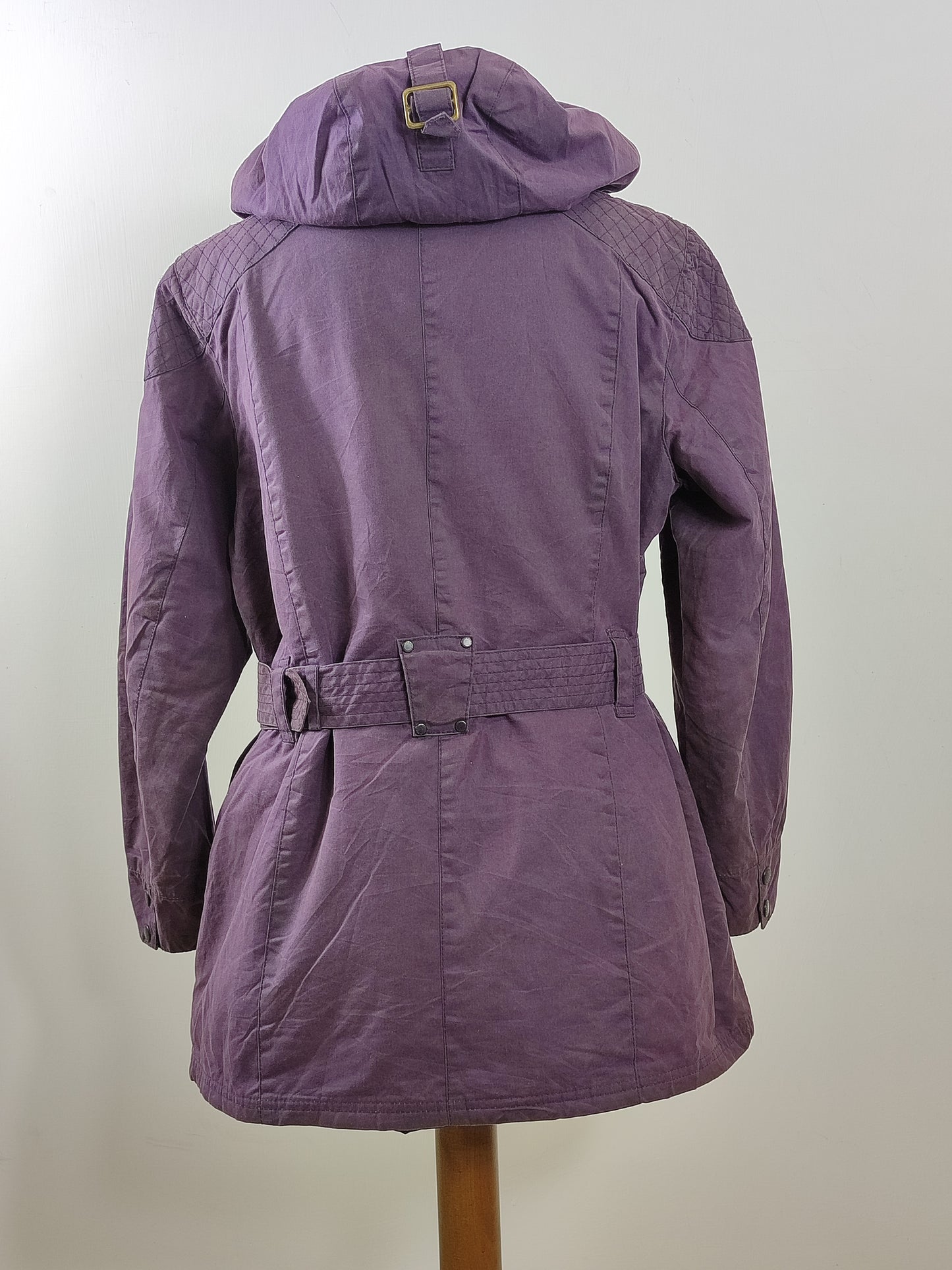 Giacca Barbour donna viola Rebel UK16 tg. 44/46 Purple Lady Wax Rebel jacket size uk16