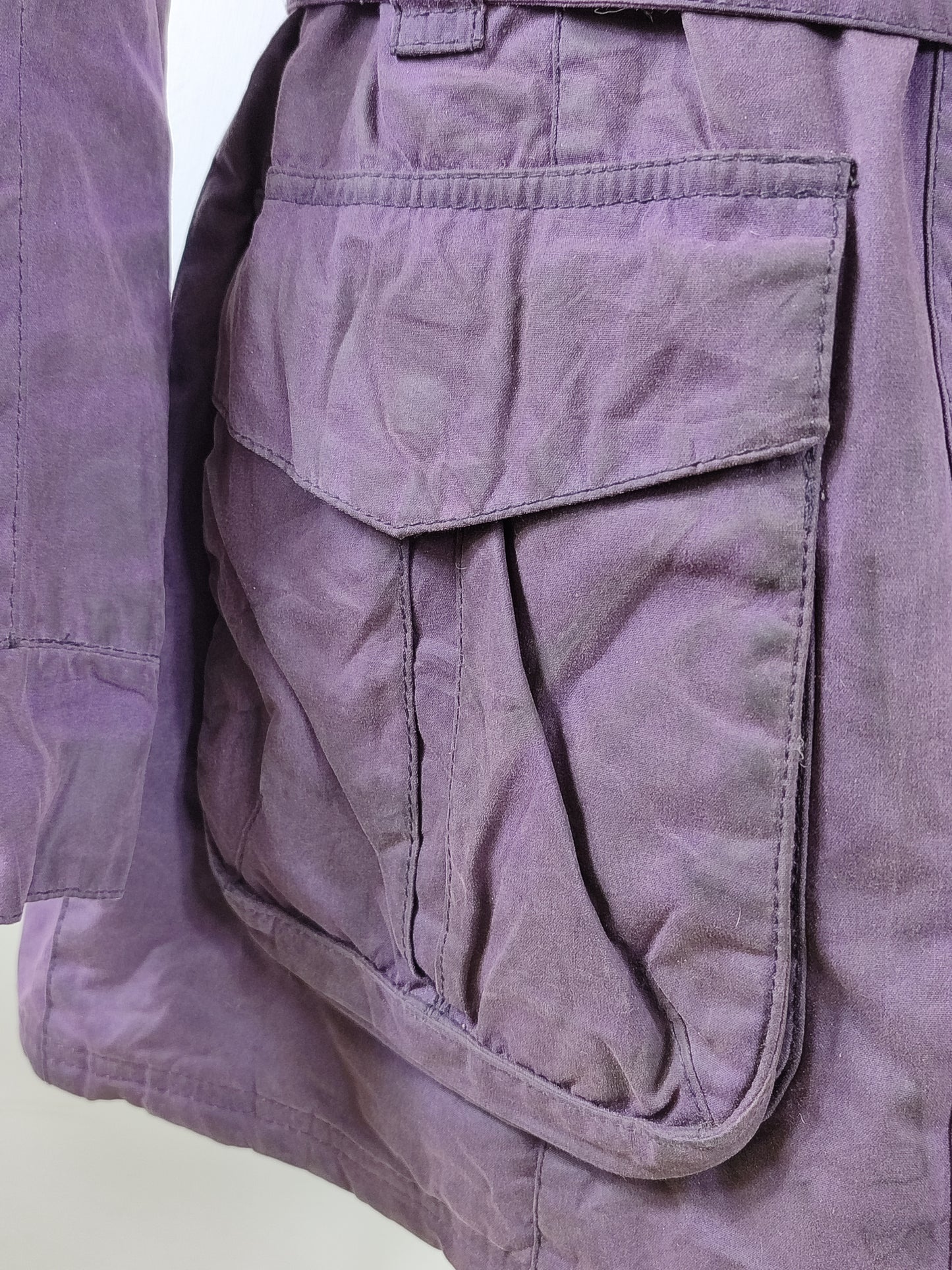 Giacca Barbour donna viola Rebel UK16 tg. 44/46 Purple Lady Wax Rebel jacket size uk16