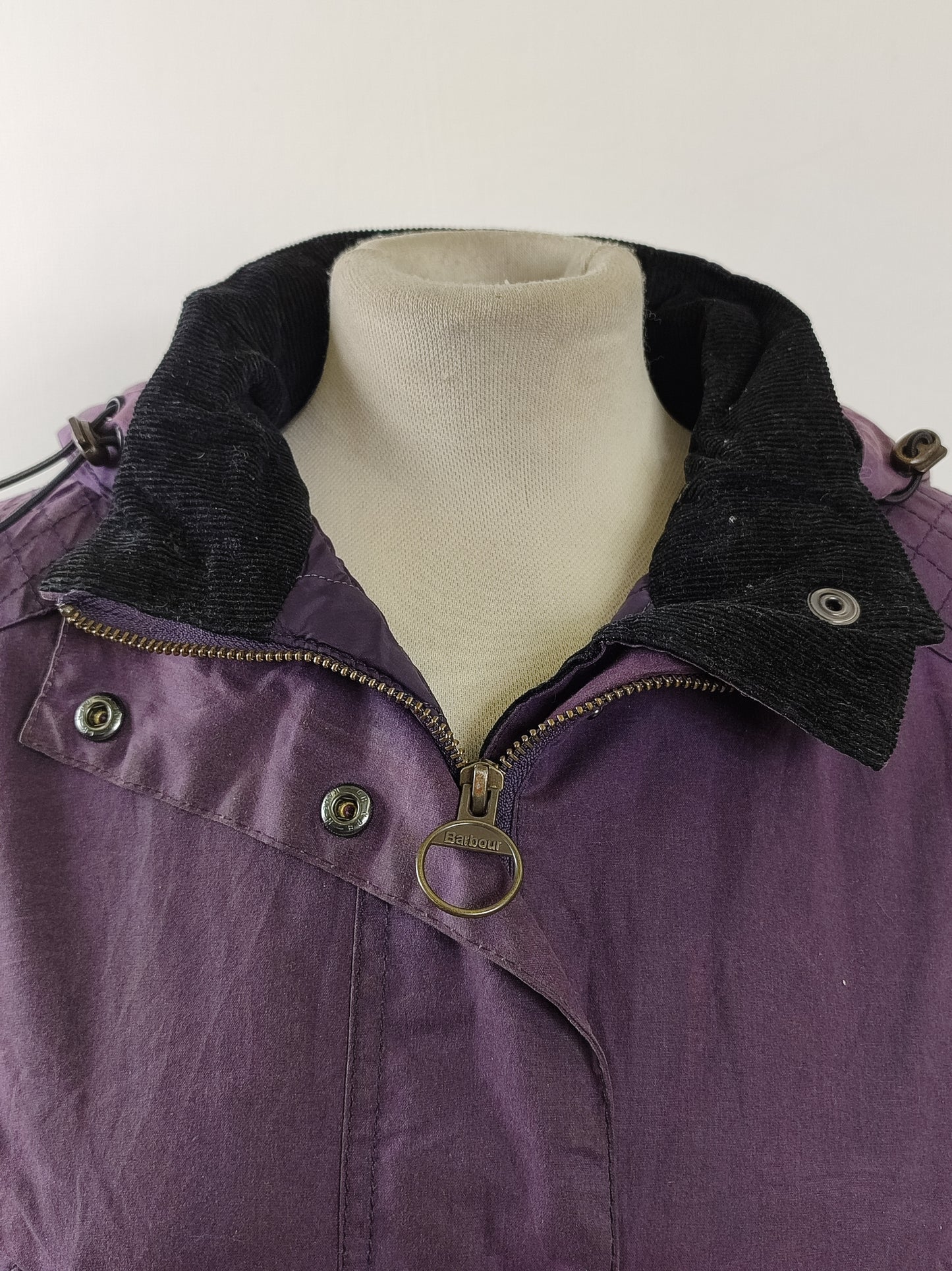 Giacca Barbour donna viola Rebel UK16 tg. 44/46 Purple Lady Wax Rebel jacket size uk16