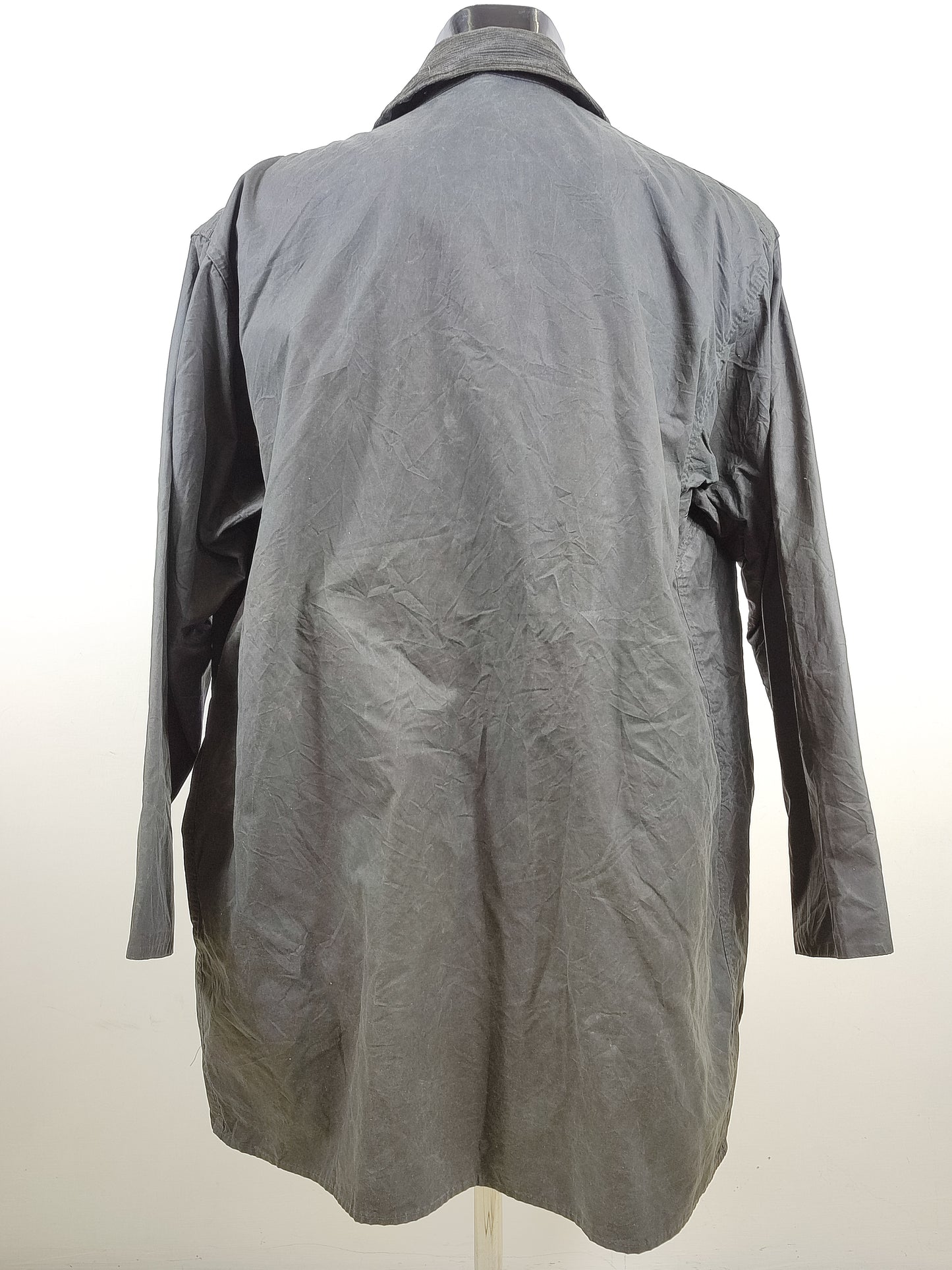 Barbour Border Blu da uomo cotone Cerato C46/117 cm Man Navy Border Coat Size XLarge