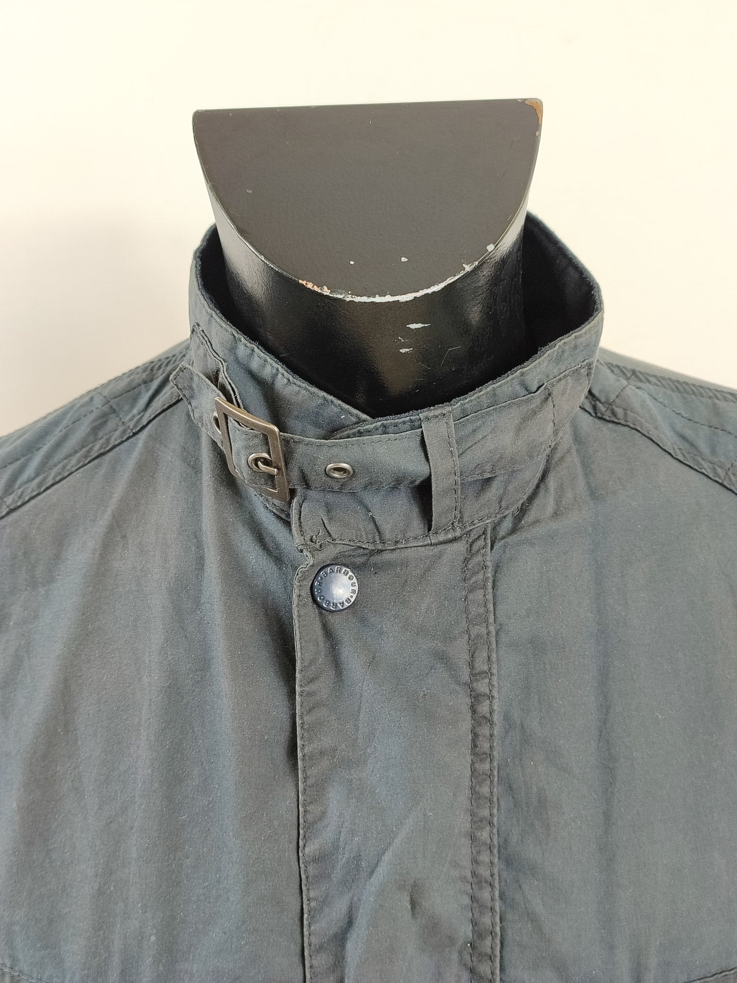 Giacca Barbour International Bede Blu Medium-Navy International Union Jacket Jacket Size M