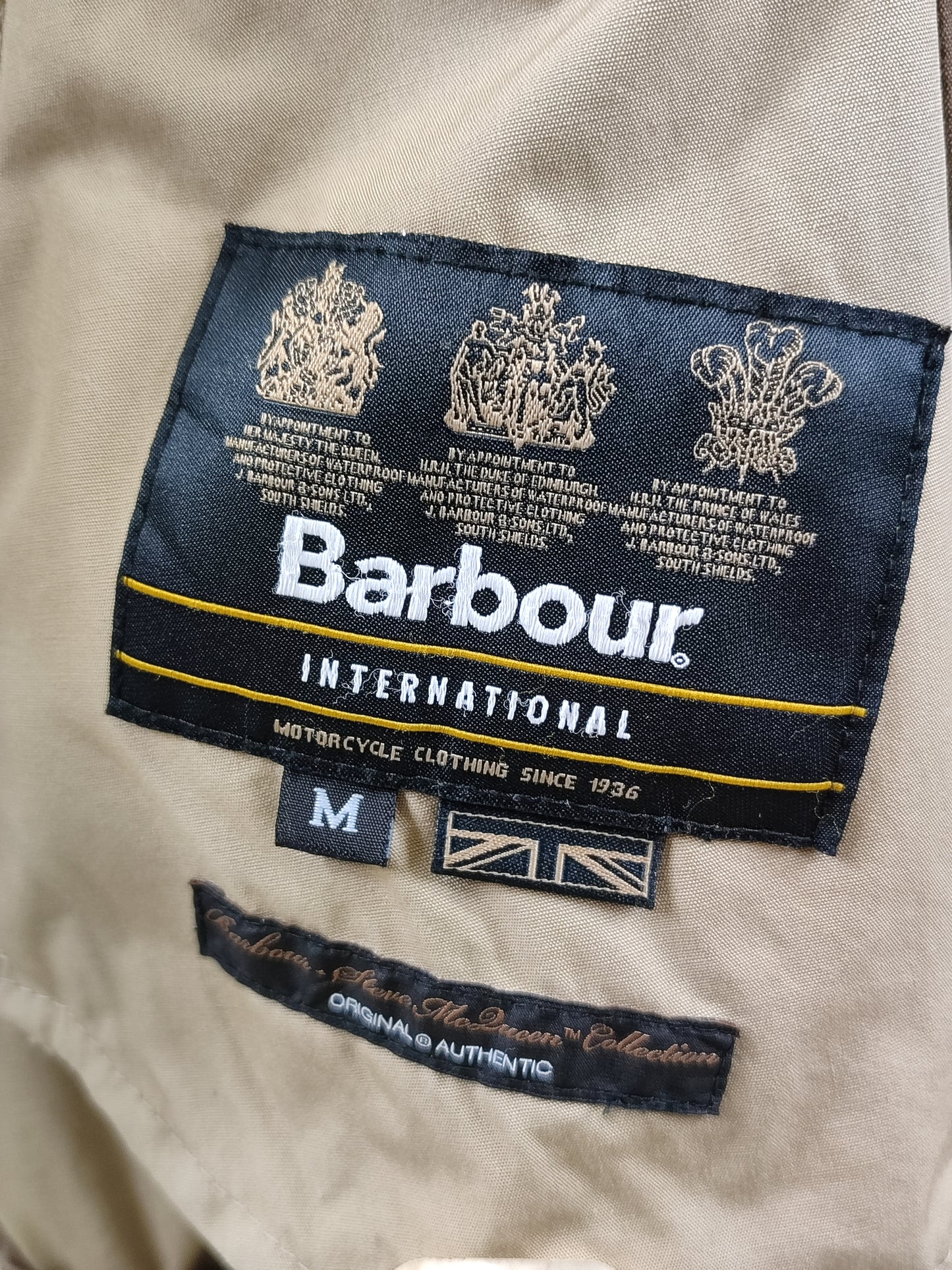 Barbour Merchant Casual Steve Mc Queen Marrone Medium- Man Chocolate Short Jacket Steve Mc Queen Size M