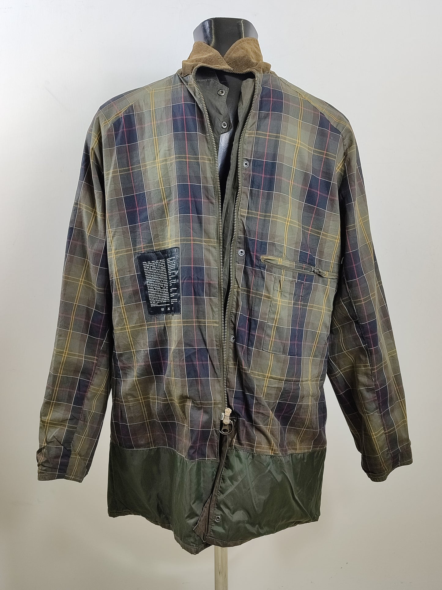 Giacca Uomo Barbour Cerata Verde Uomo Large Man Lightweight Green Beaumont Jacket Size L