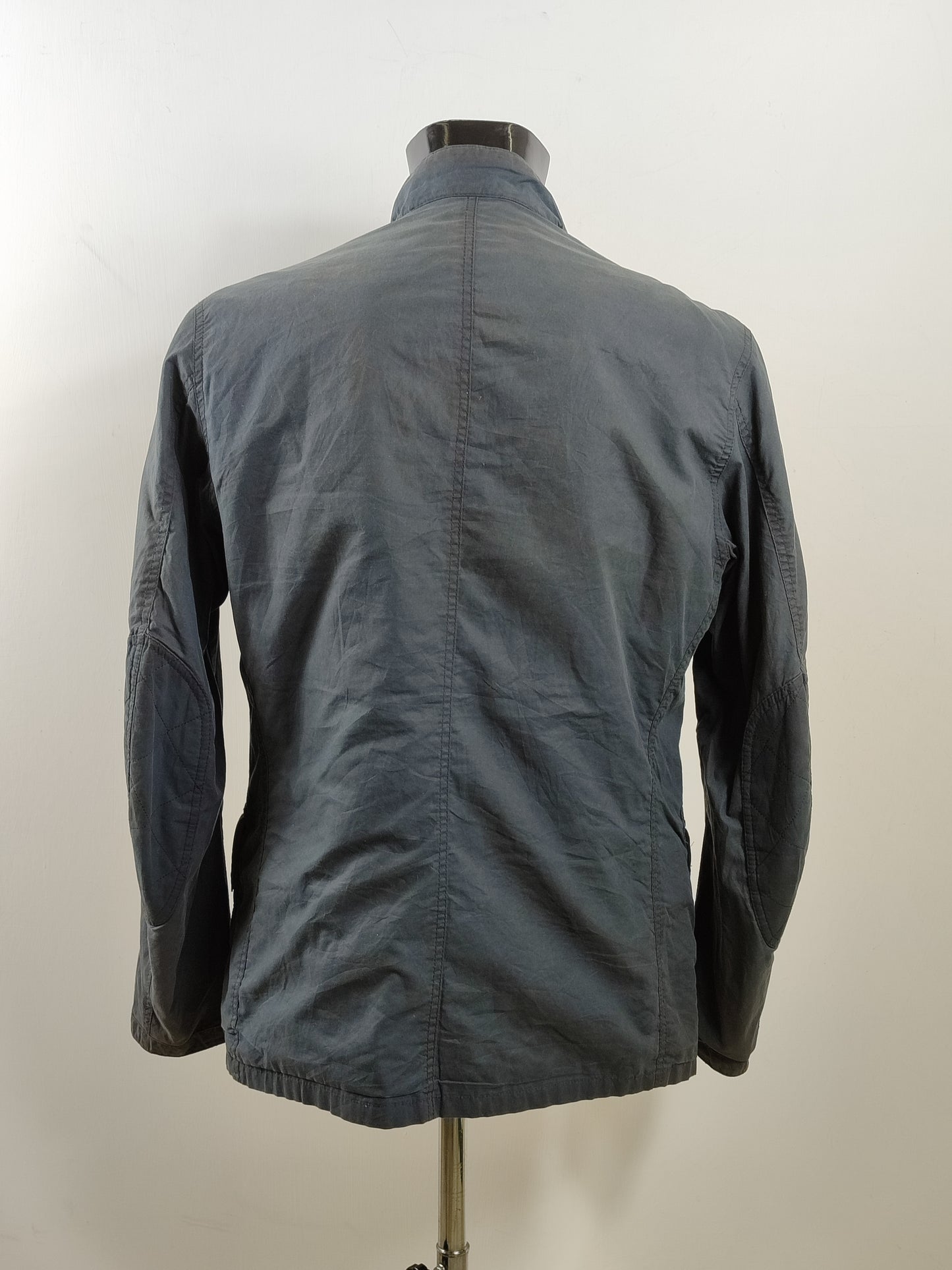 Giacca Barbour International Bede Blu Medium-Navy International Union Jacket Jacket Size M