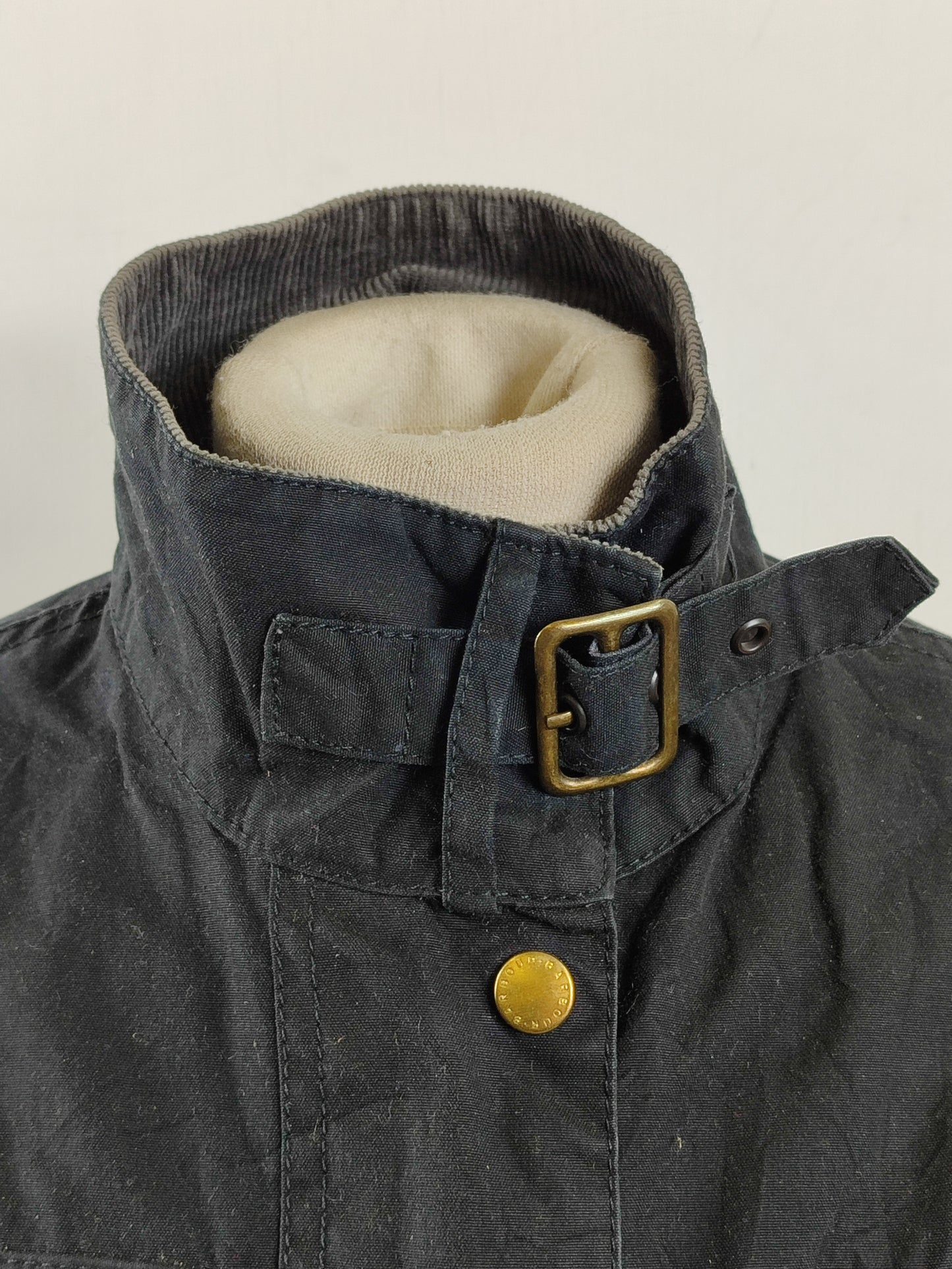 Giacca Barbour International Donna Medium UK12 -Lady International Black UK12 Size M