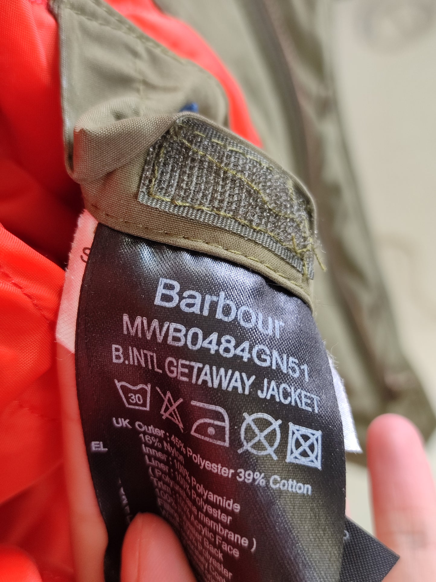 Parka Barbour International da uomo verde Medium - Man Waterproof Green Getaway Jacket size M
