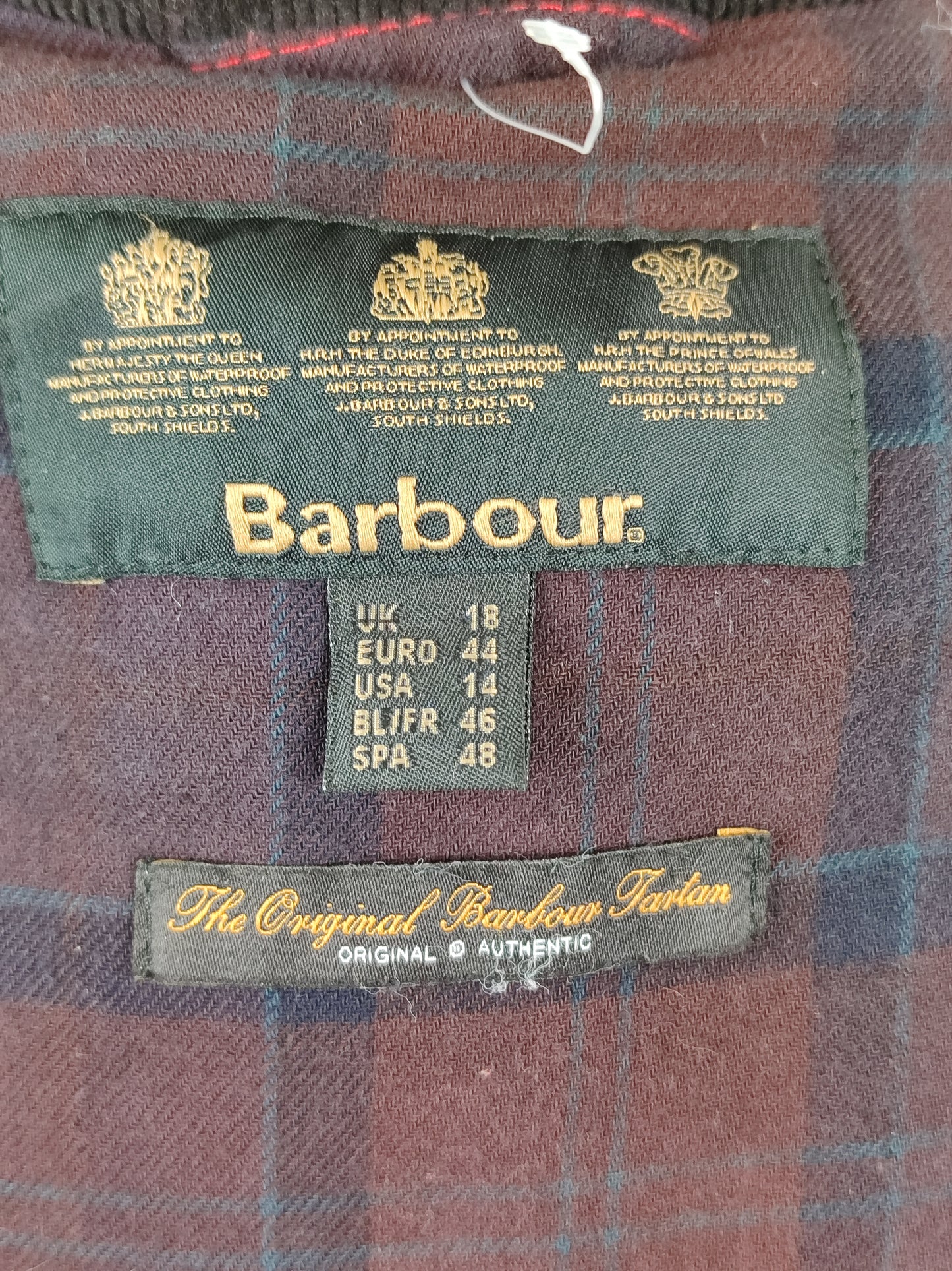 Barbour Giacca nera International cerata Tg. 46/48 - Wax International Black Jacket UK18