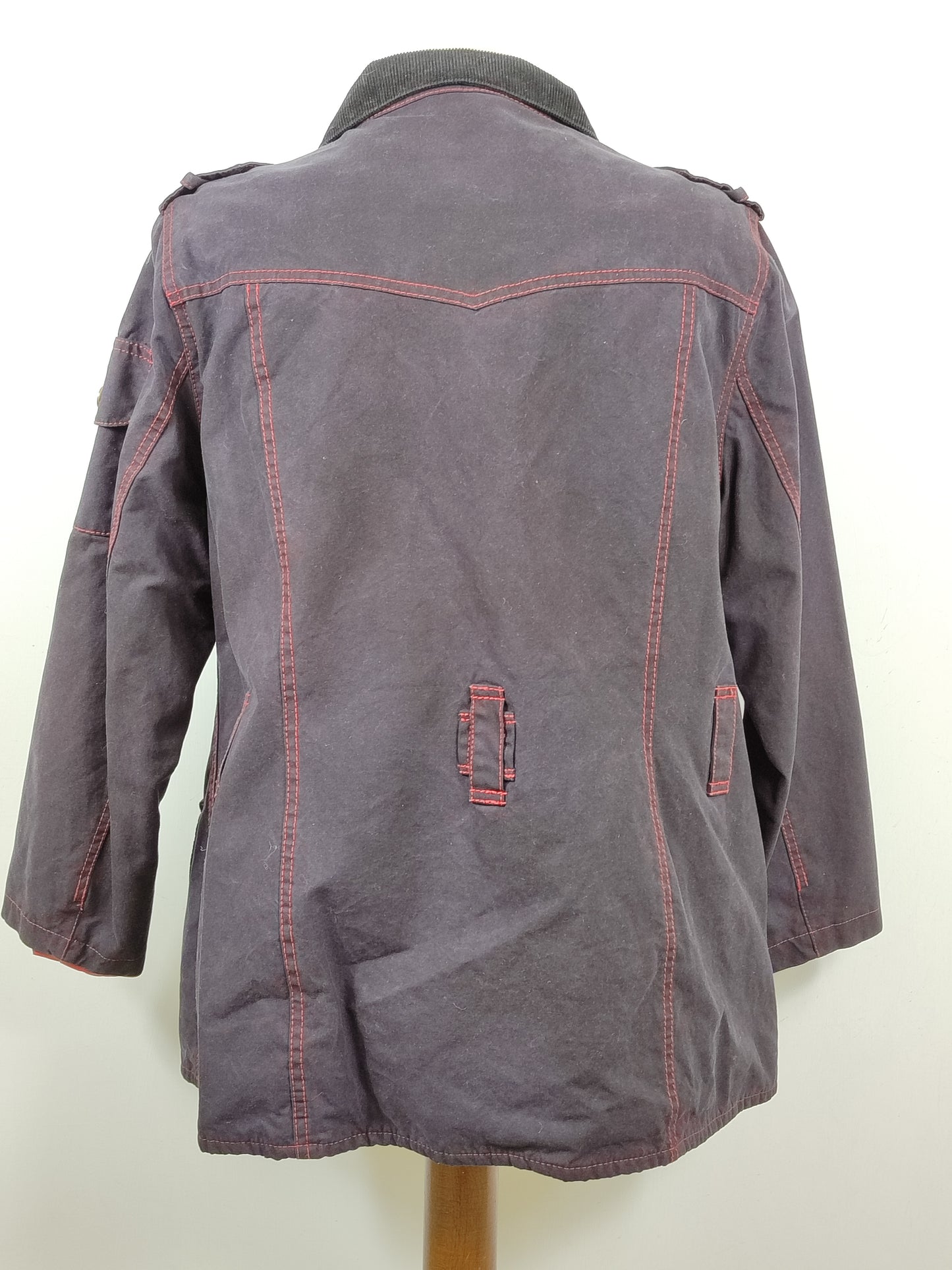 Barbour Giacca nera International cerata Tg. 46/48 - Wax International Black Jacket UK18