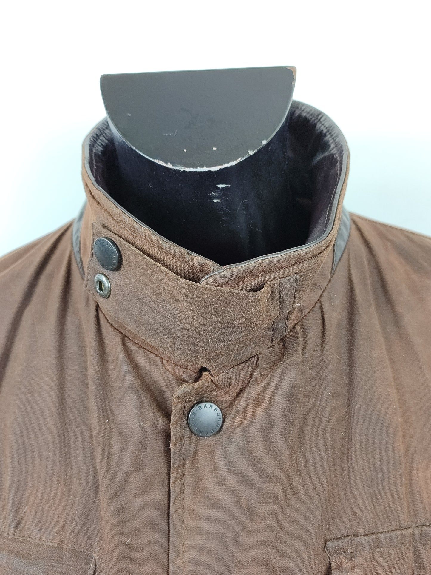 Barbour Giacca Uomo Bushman Marrone XLarge- Man Wax Brown Jacket Size XLarge