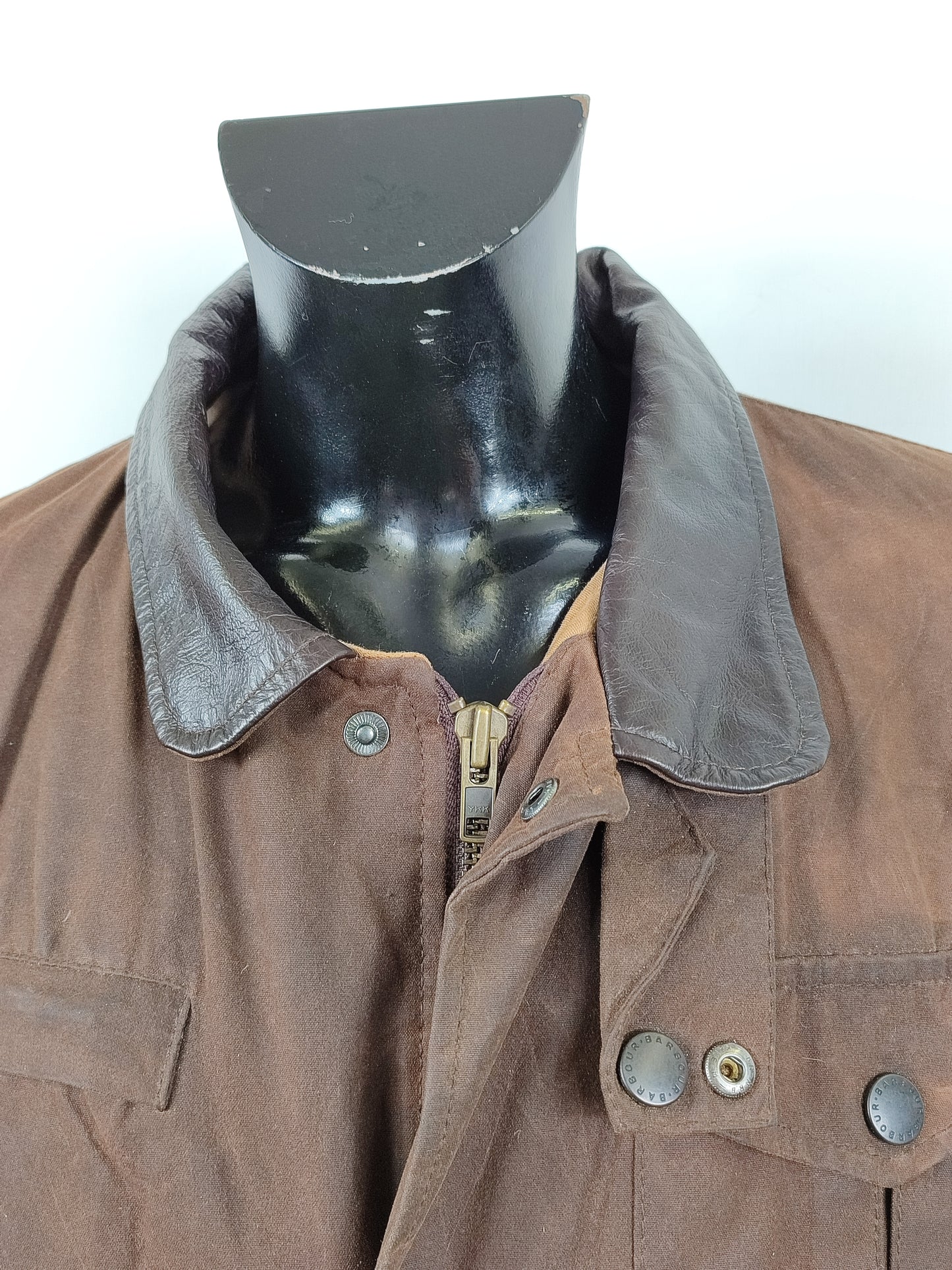 Barbour Giacca Uomo Bushman Marrone XLarge- Man Wax Brown Jacket Size XLarge
