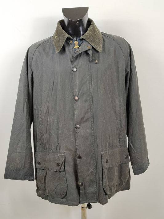 Barbour Giacca Beaufort vintage blu C44/112cm - Navy Beaufort Waxed jacket large