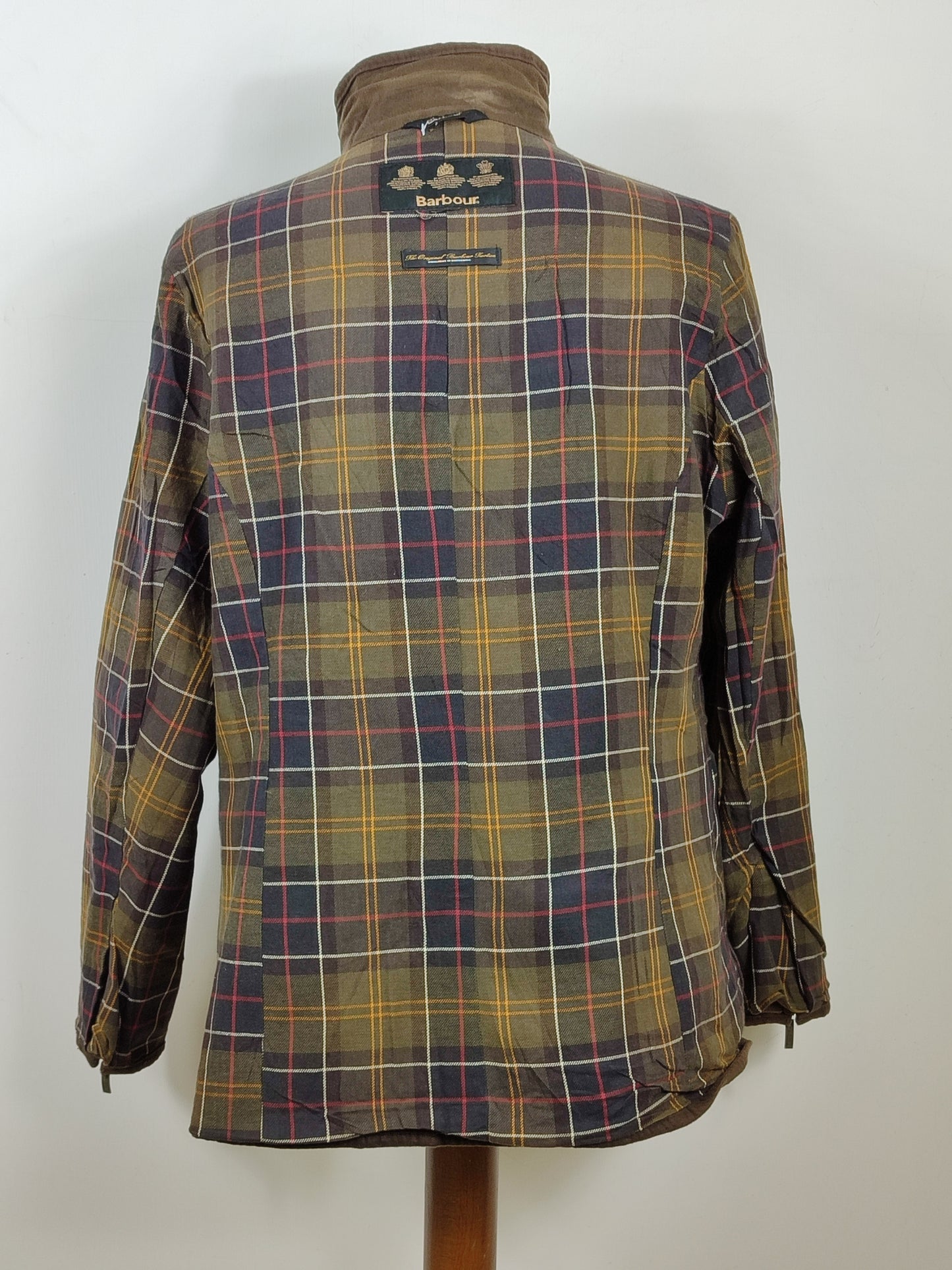Barbour Giacca corta oliva donna Utility Tg. 42/44 Lady Olive Utility wax Jacket uk14