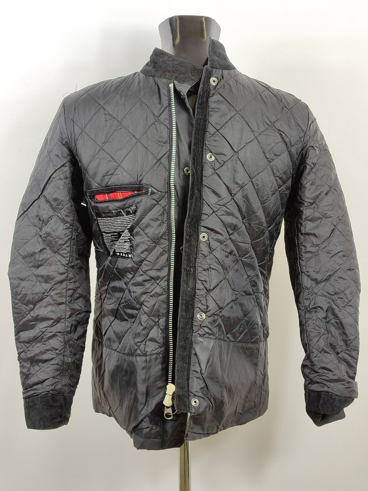 Giacca Barbour International Uomo Duke Nero Medium - Man Black Duke wax Jacket Size M